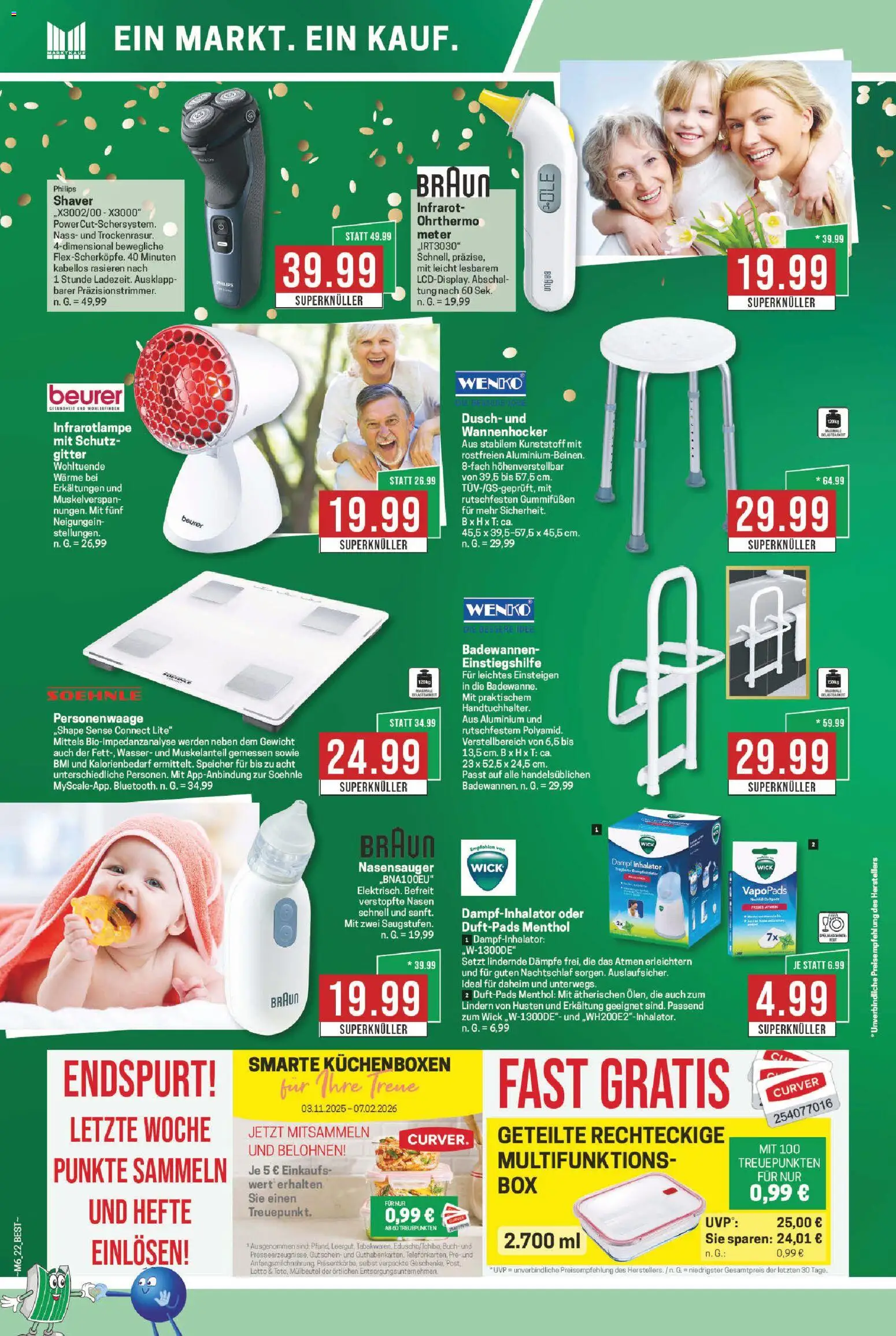 Marktkauf Prospekt 	 – gültig ab 02.02.2026 | Seite: 22 | Produkte: Philips, Gewicht, Personenwaage, Wasser