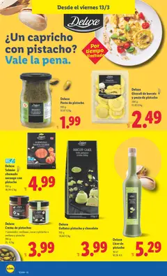 Vista previa Deluxe Pesto de pistacho, 190 g válido desde el 09.03.2026 | Página: 38