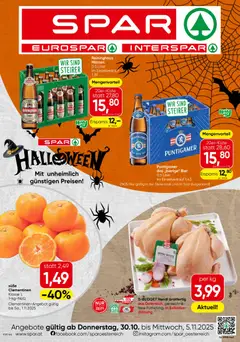 Spar Flugblatt - Steiermark ab 30.10.2025 gültig