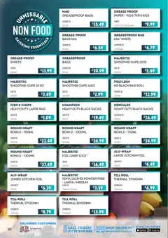 Preview of Bestway - All deals in one place, tailored for catering businesses. valid from 10.10.2025 | Page: 30 | Products: Powder, Fish, Gloves, Chips