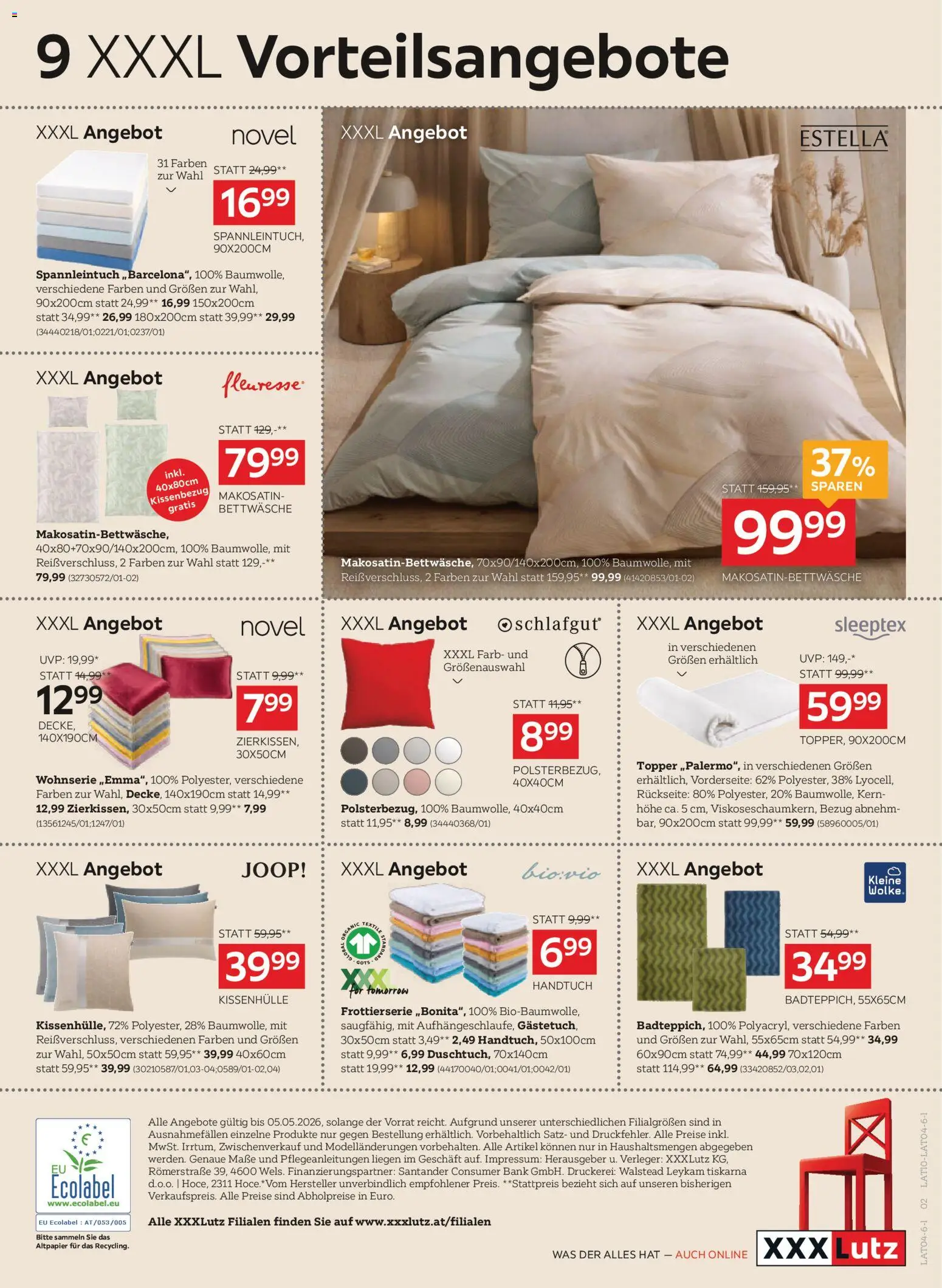 XXXLutz Bettwäschen gültig ab 21.04.2026 | Seite: 2