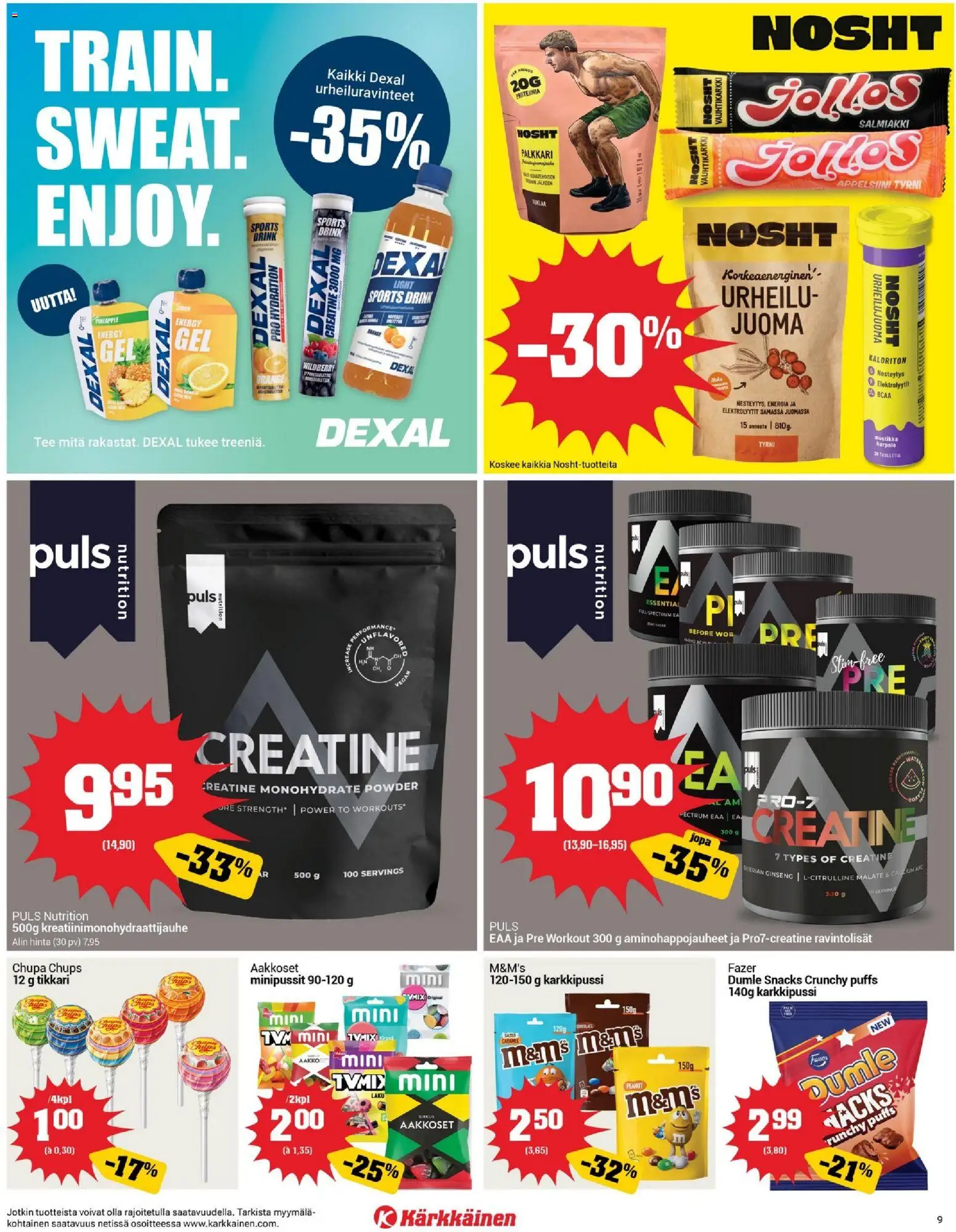 Kärkkäinen tarjoukset – voimassa 04.01.2026 alkaen | Sivu: 9 | Tuotteet: Mustikka, Tee