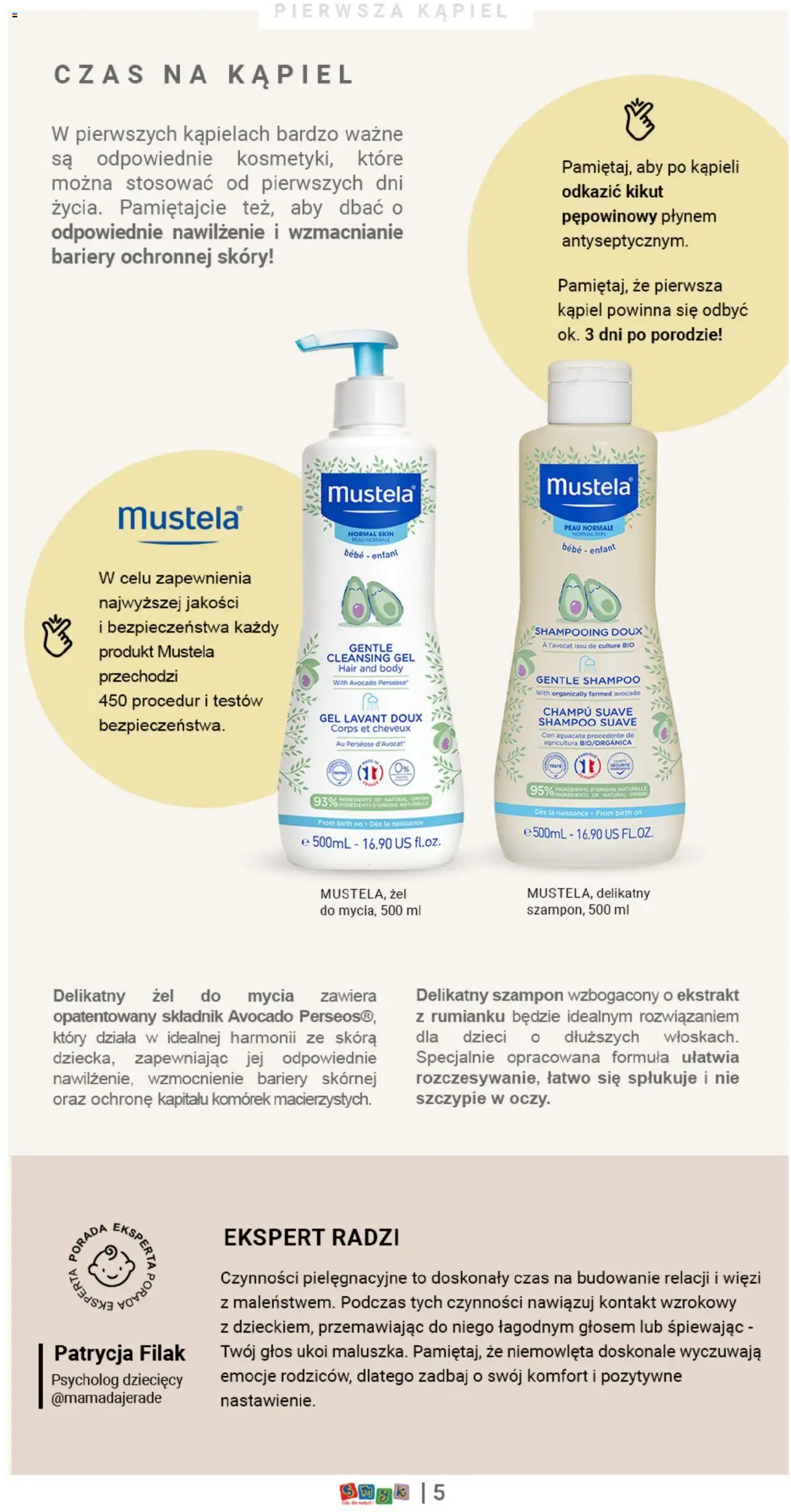 Smyk Gazetka - Welcome Little One od 24.04.2025 | Strona: 5 | Produkty: Kąpiel, Szampon, Body