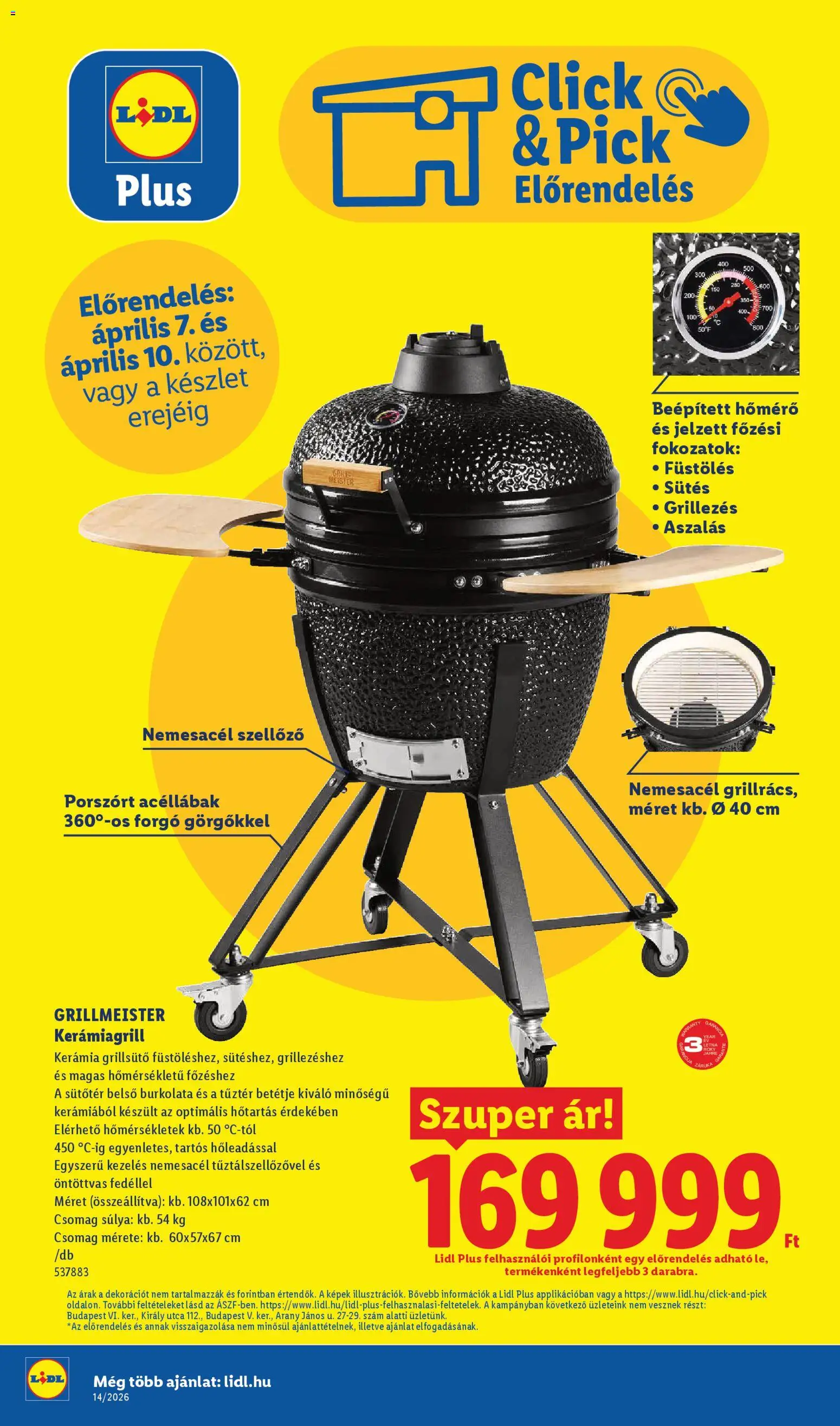 Lidl akciós ujság - amely érvényes a következő dátumtól: 01.04.2026 | Oldal: 14