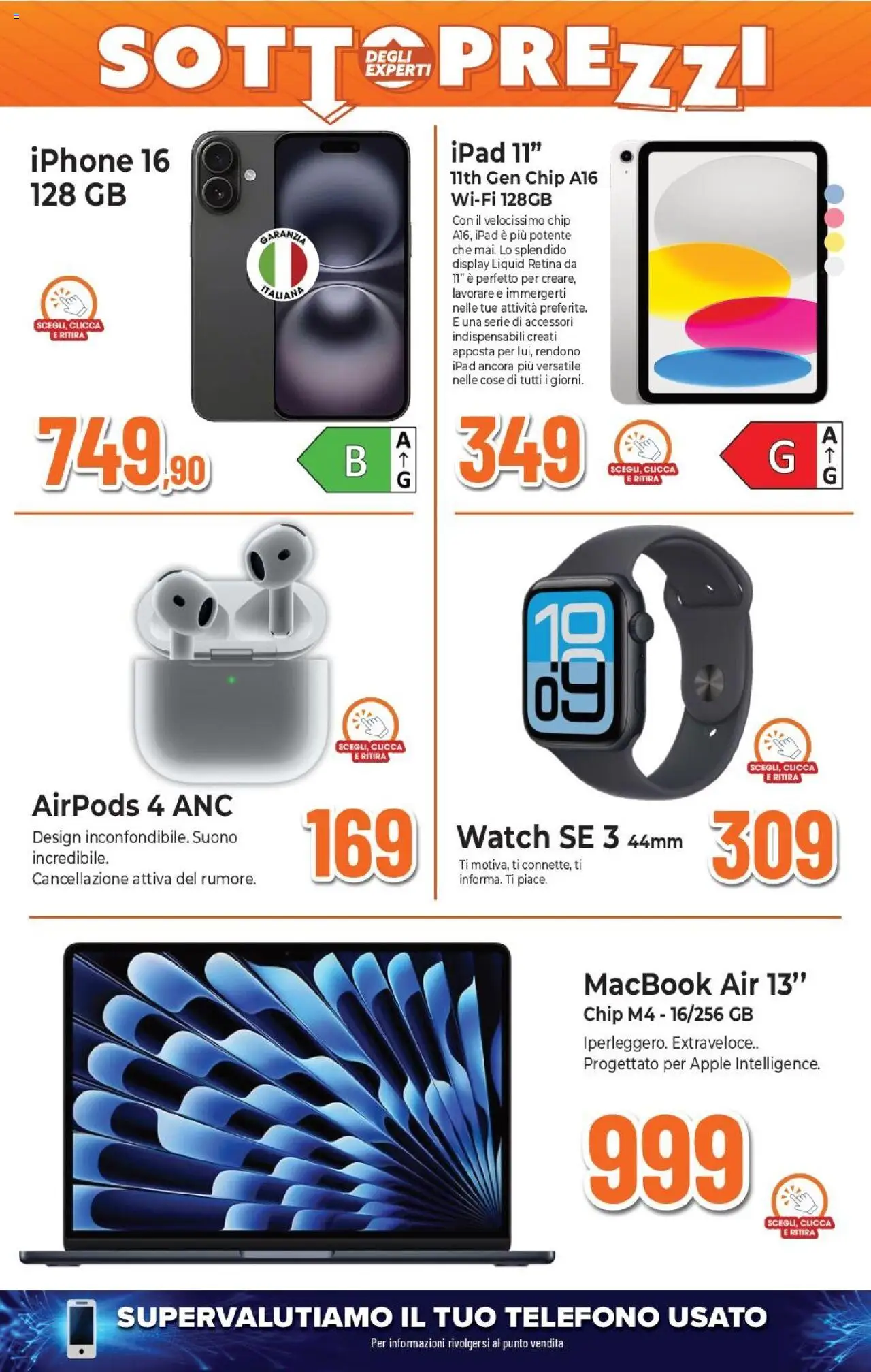 Volantino Expert del 02.10.2025 | Pagina: 5 | Prodotti: Iphone, Telefono, Ipad, Macbook