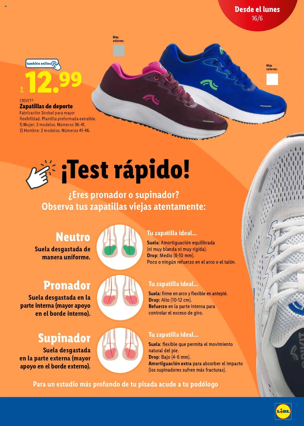 Lidl folleto │ válido desde el 23.06.2025 | Página: 25 | Productos: Zapatillas