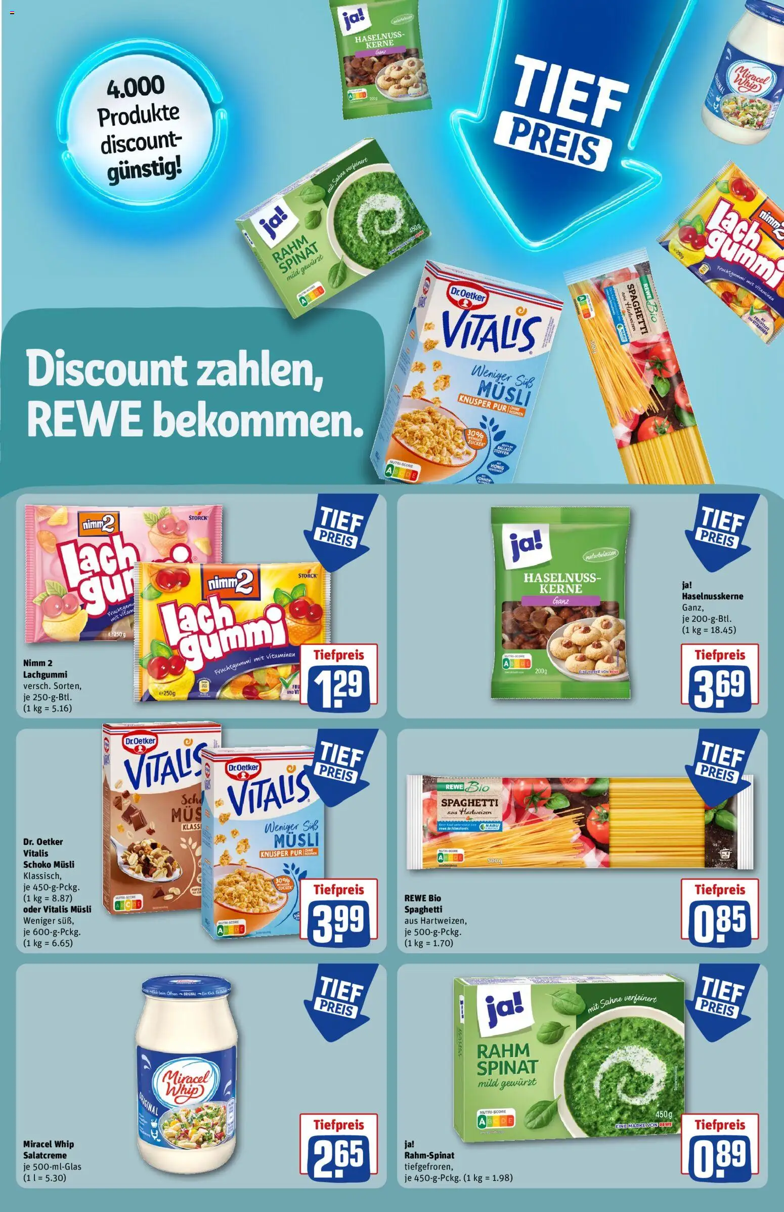 Rewe ihr Kaufpark - Black Friday – gültig ab 24.11.2025 | Seite: 27 | Produkte: Musli, Miracel whip, Fruchtsaft, Sahne