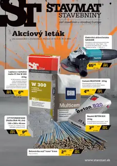 STAVMAT STAVEBNINY leták - náhľad platný od 16.06.2025