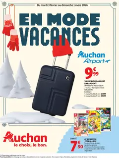 Auchan - Valises et vacances - Voorbeeld van een folder van Auchan, geldig van 03.02.2026