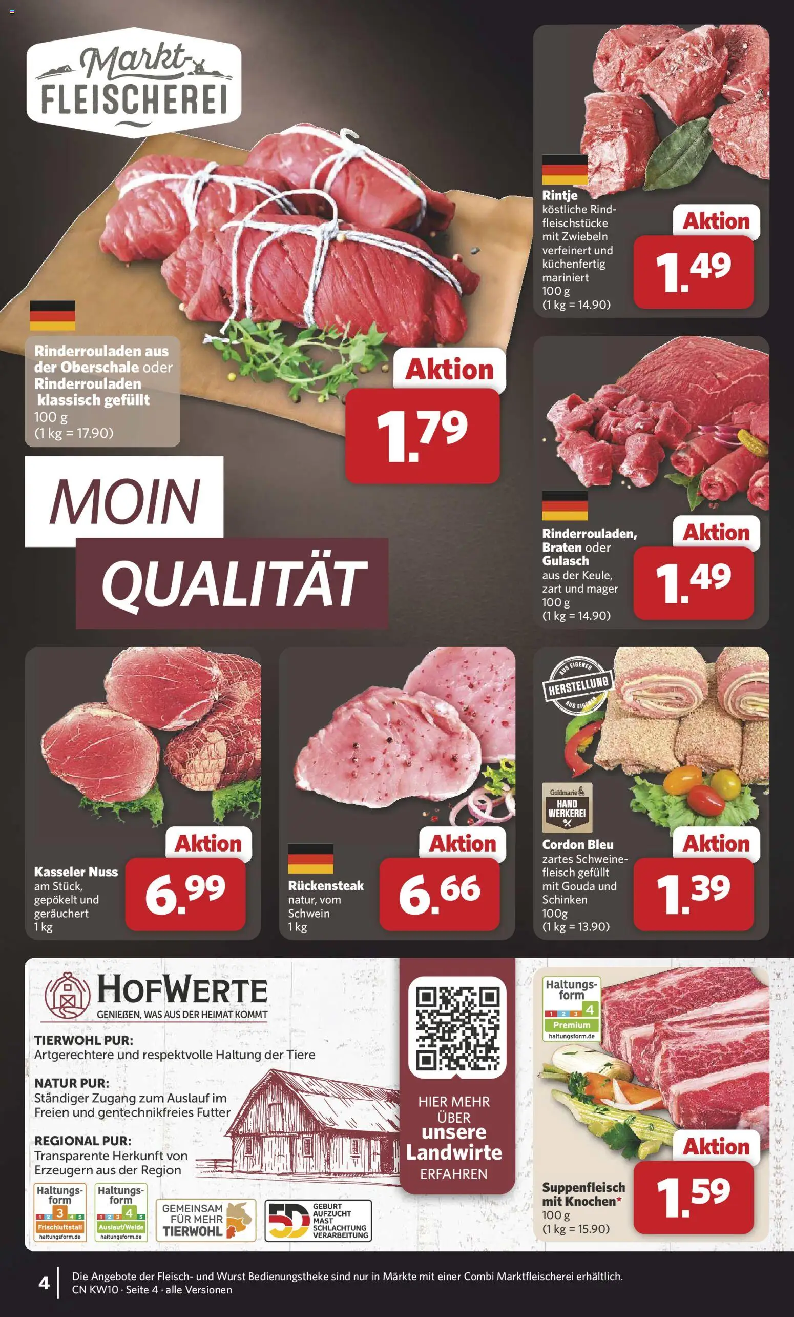 Combi Prospekt 	 – gültig ab 02.03.2026 | Seite: 4 | Produkte: Gouda, Zwiebeln, Gulasch, Fleisch