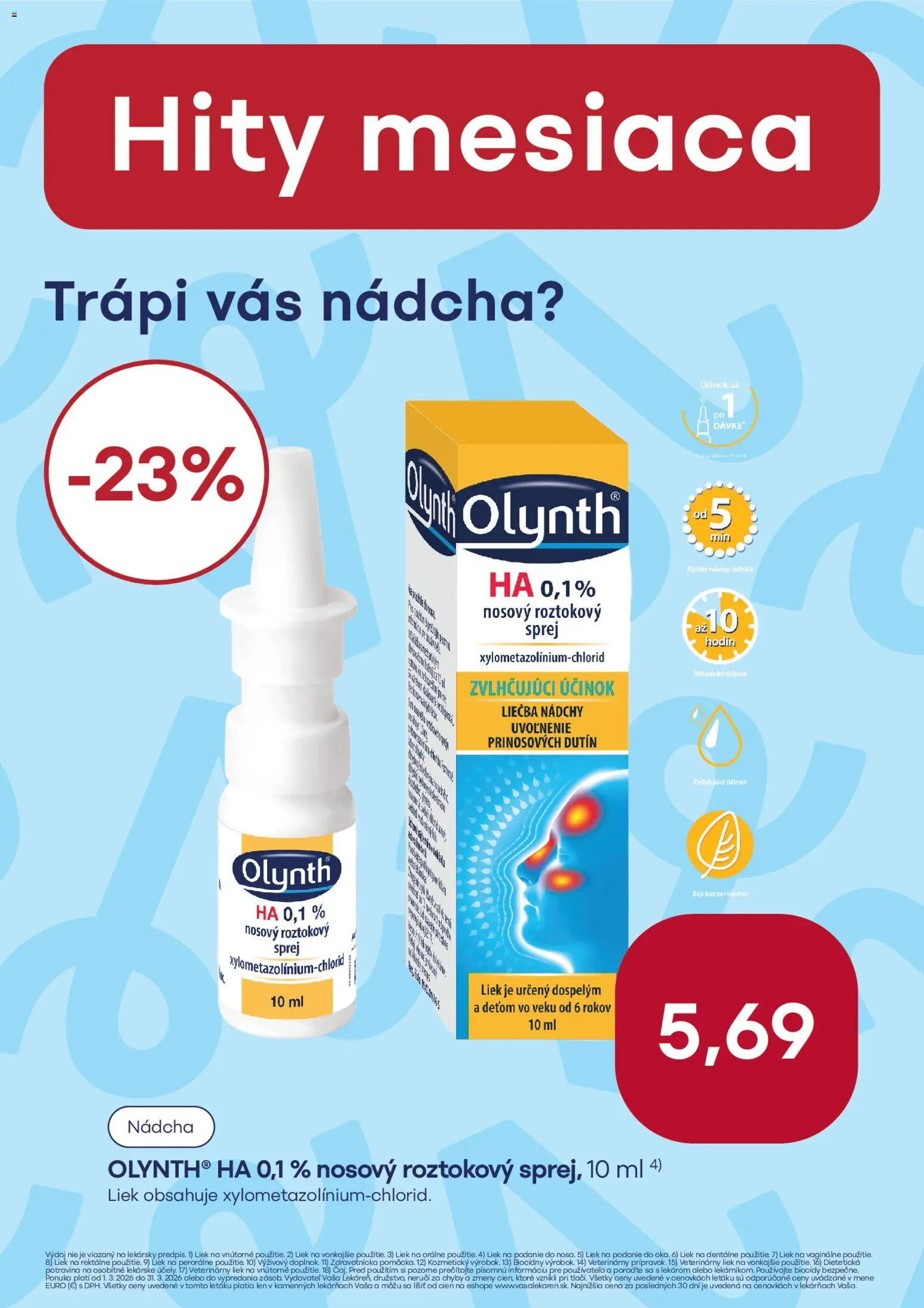 Nové Vaša lekáreň akcie – leták je platný od 01.03.2026 | Strana: 5