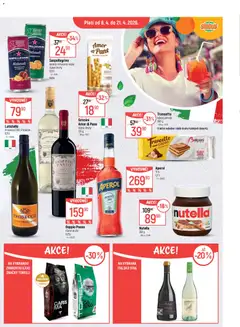 Náhled letáku Globus leták - Brno od 08.04.2026 | Strana: 4 | Produkty: Lambrusco, Víno, Aperitivo, Aperol