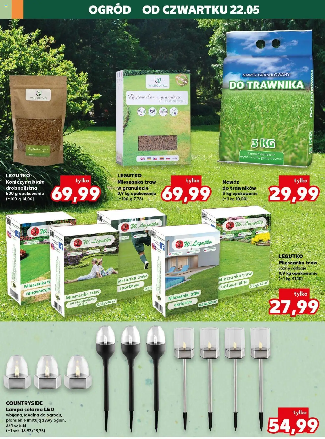 Kaufland gazetka - Mega okazje od 29.05.2025 | Strona: 20 | Produkty: Lampa solarna, Nasiona, Lampa