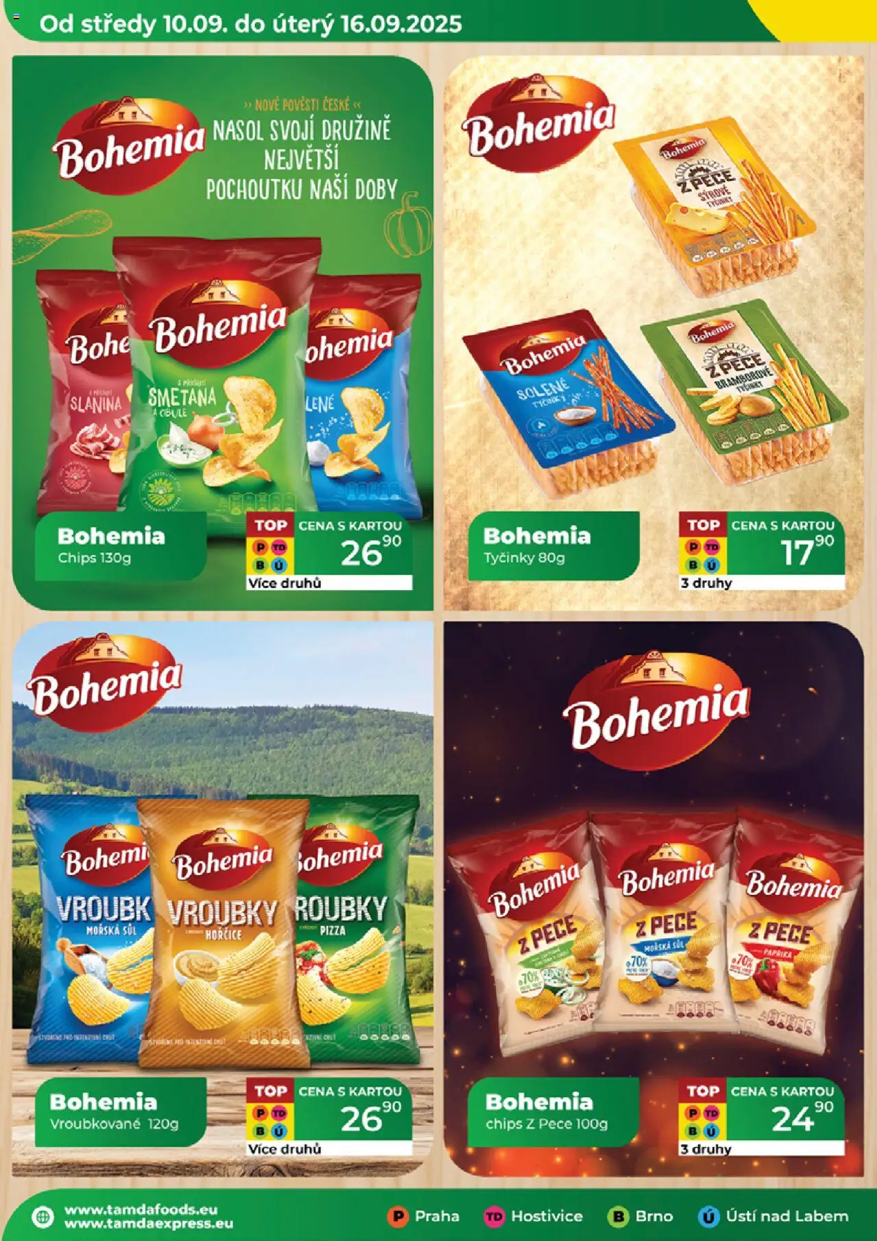 Tamda Foods leták od 10.09.2025 | Strana: 14 | Produkty: Smetana, Tyčinky, Paprika, Hořčice