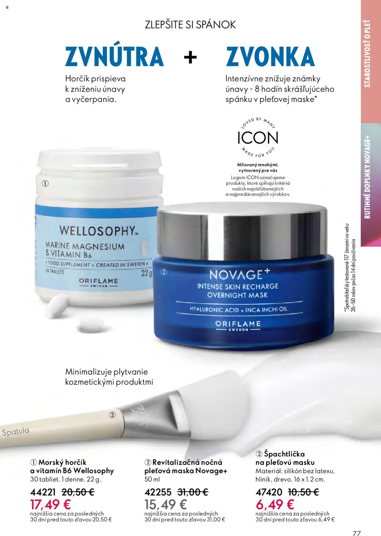 Nové Oriflame akcie – leták je platný od 22.10.2025 | Strana: 77 | Produkty: Maska