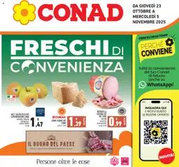 Anteprima del volantino Conad Piemonte catalogo valido a partire dal 23.10.2025