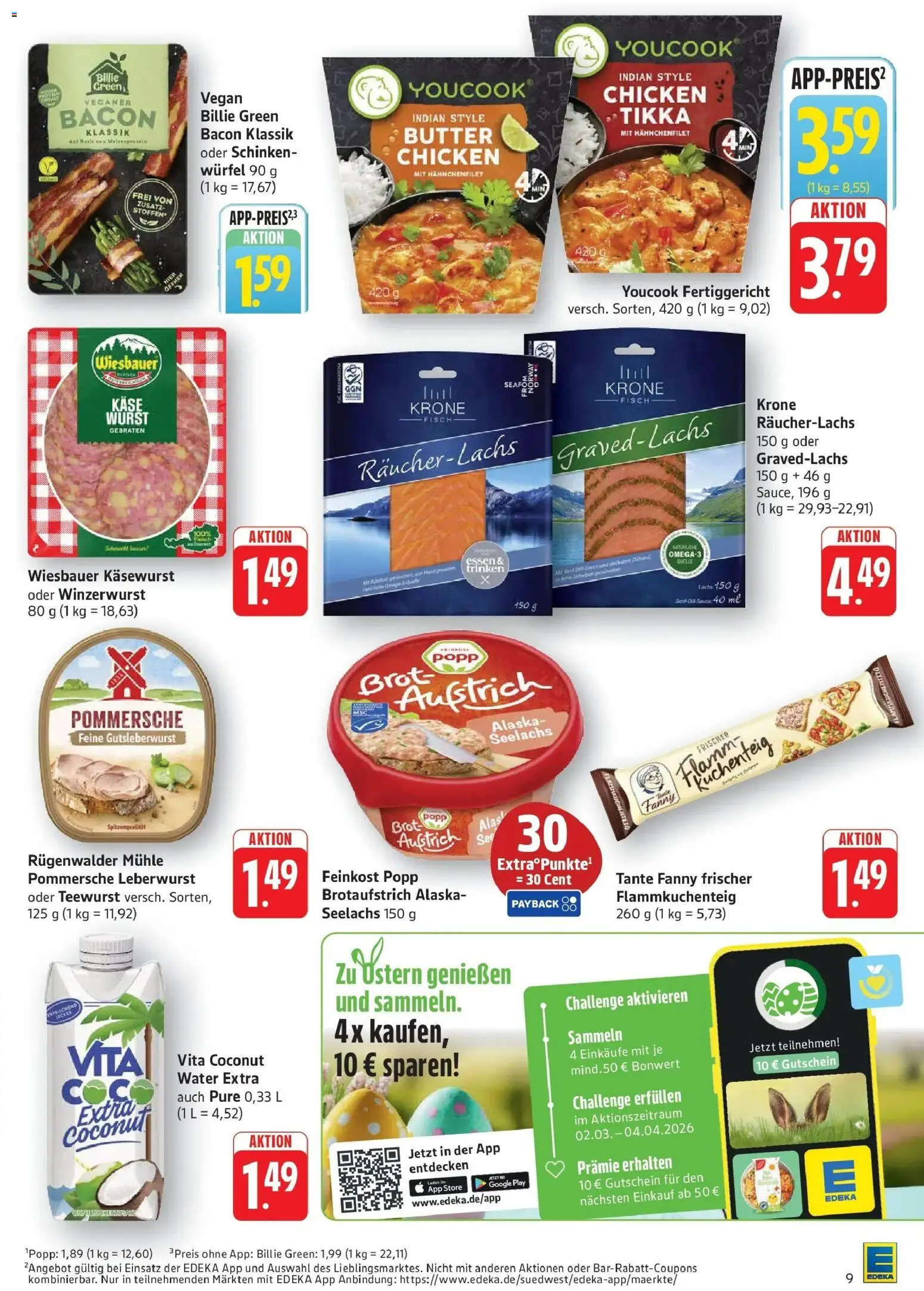 Edeka prospekt Walldorf	 – gültig ab 09.03.2026 | Seite: 9 | Produkte: Mühle, Fisch, Räucherlachs, Brot
