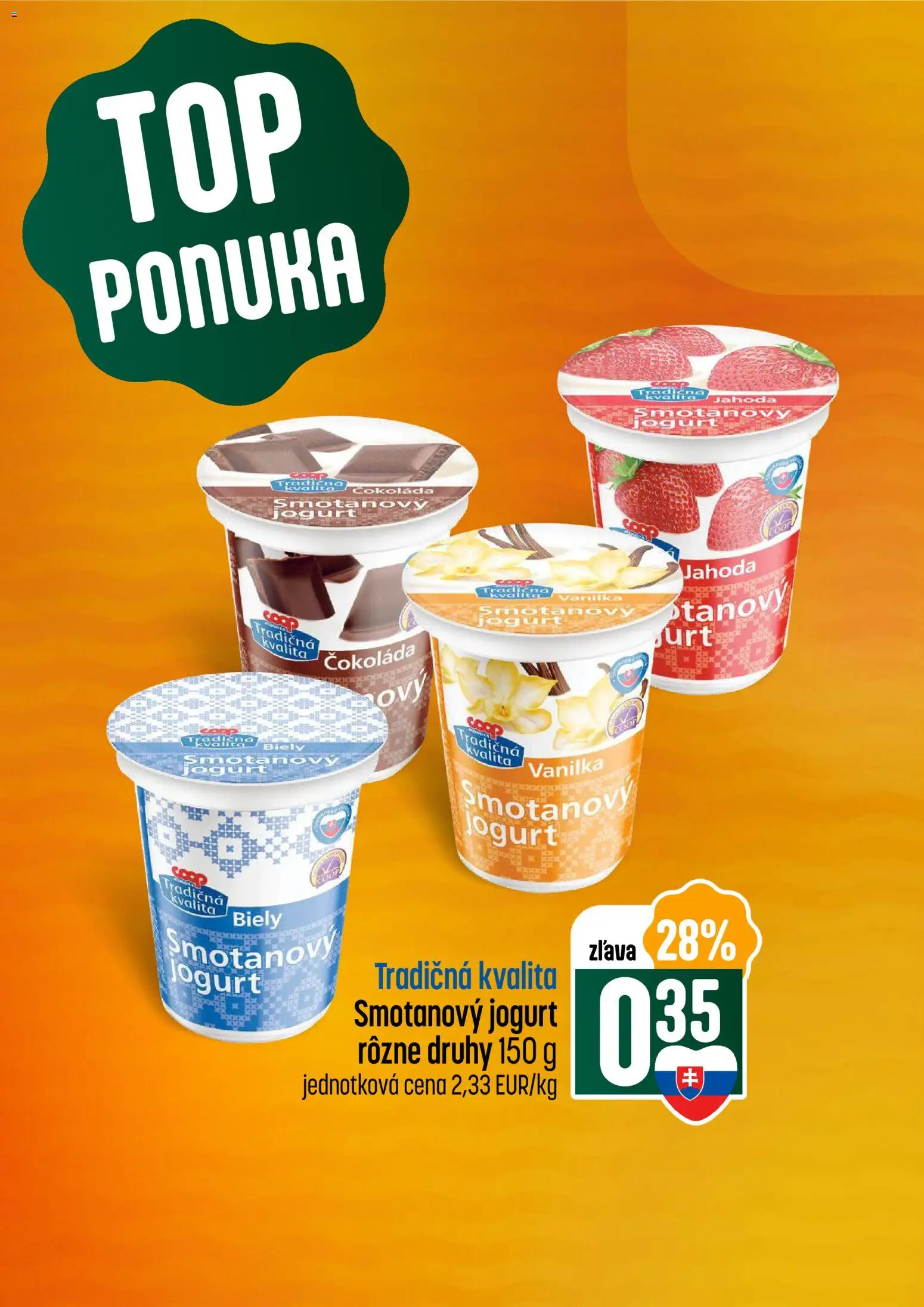 Nové COOP Jednota akcie – leták je platný od 08.01.2026 | Strana: 4 | Produkty: Jogurt, Čokoláda