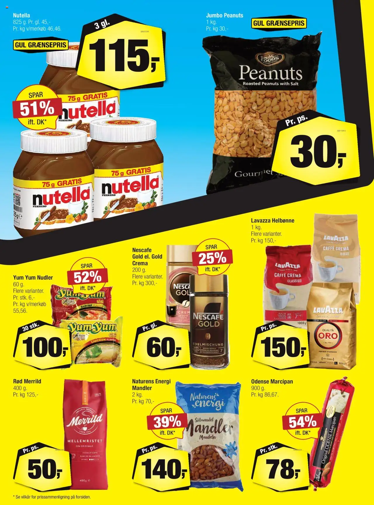 Calle Tilbudsavis gyldig fra 09.07.2025 | Side: 10 | Produkter: Peanuts, Salt, Marcipan, Nutella