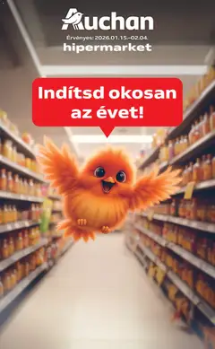 Auchan Hipermarket - Indítsd okosan az évet - amely érvényes a következő dátumtól: 15.01.2026