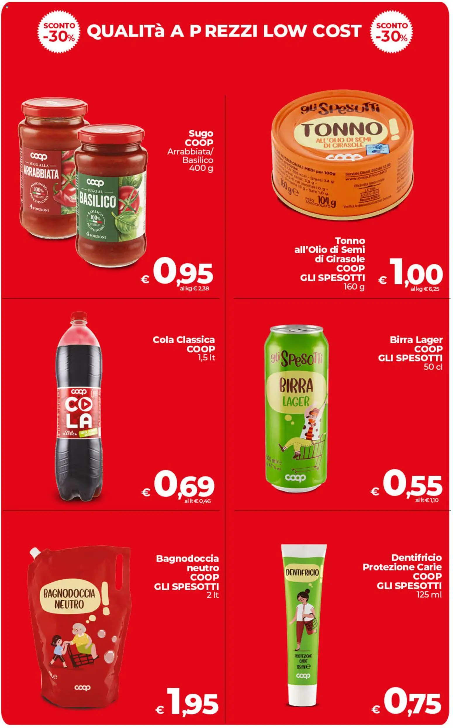 Volantino COOP del 13.02.2026 | Pagina: 35 | Prodotti: Birra, Sale, Pomodoro, Tonno