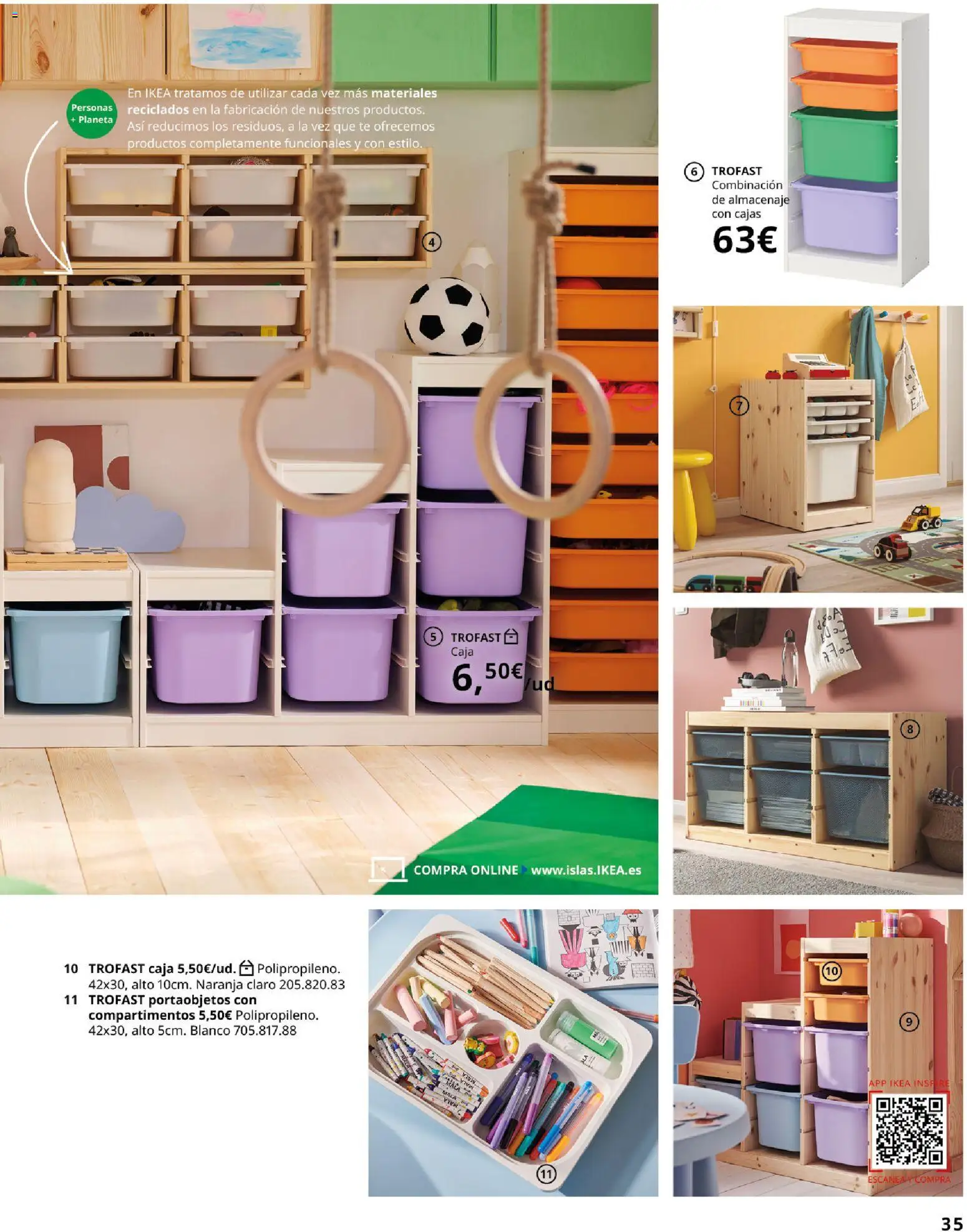 Catálogo IKEA  y los niños  │ válido desde el 06.03.2026 | Página: 35 | Productos: Té, Almacenaje, Caja