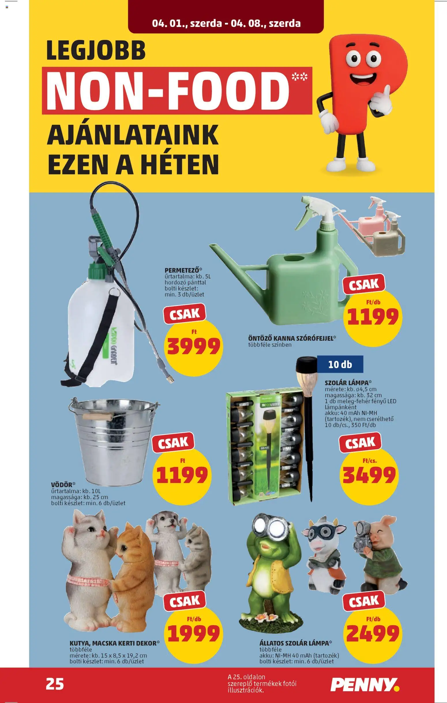 PENNY akciós ujság - amely érvényes a következő dátumtól: 01.04.2026 | Oldal: 29 | Termékek: Lámpa