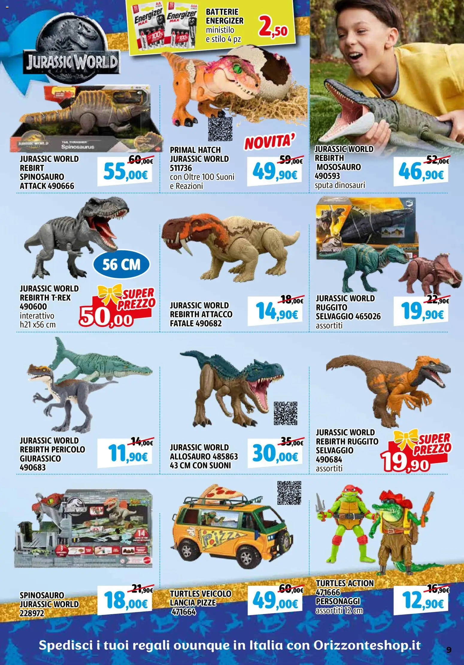 Volantino Orizzonte del 27.11.2025 | Pagina: 9 | Prodotti: Batterie