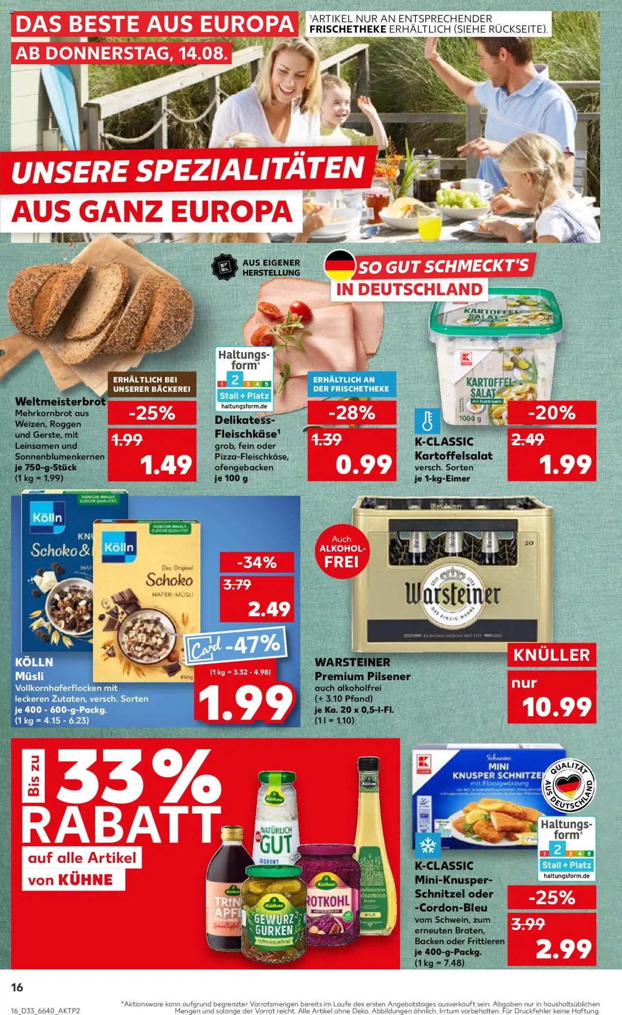  | Pagina: 16 | Producten: Schnitzel