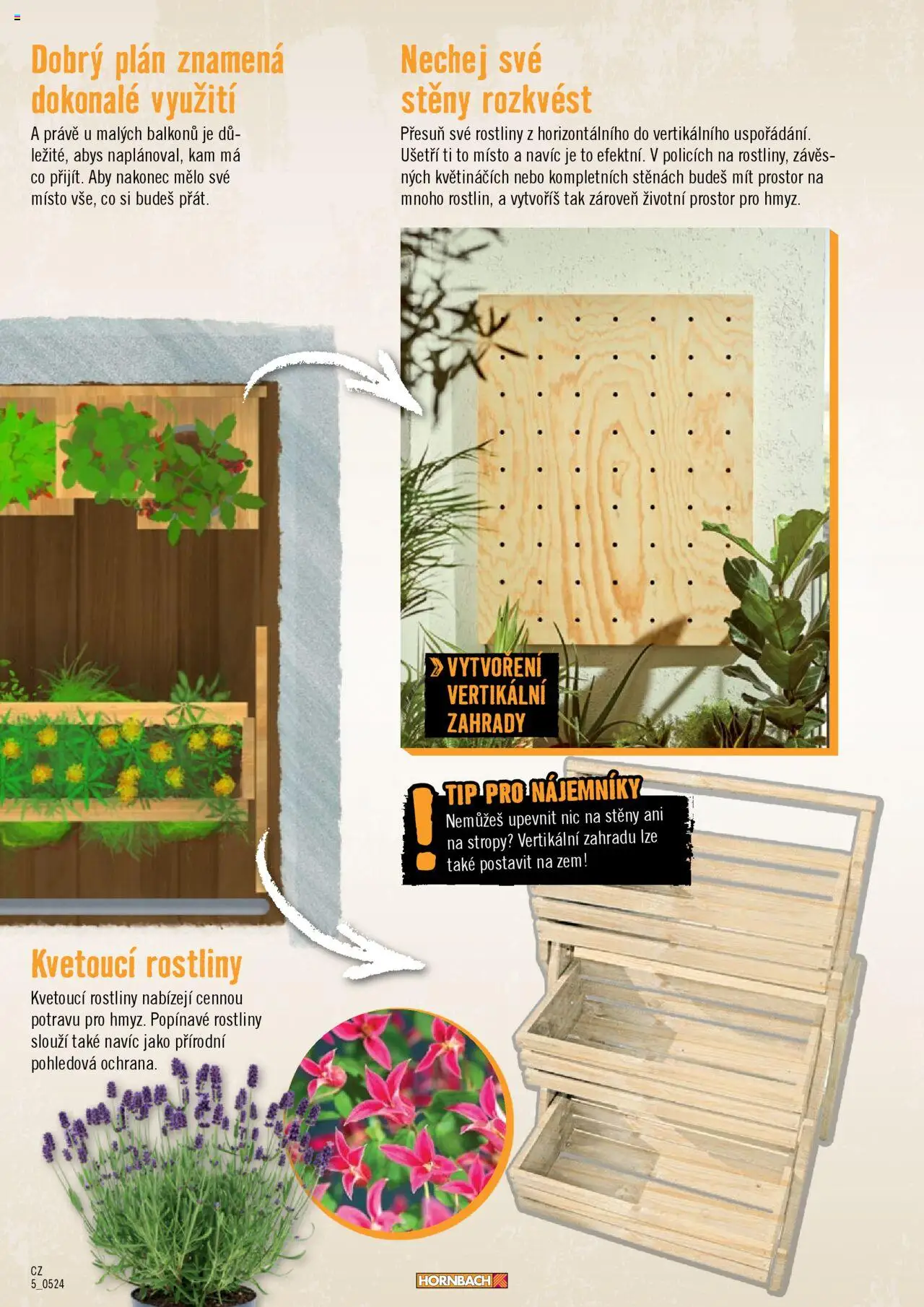 HORNBACH leták - Balkón od 13.08.2025 | Strana: 5 | Produkty: Závěs, Rostliny