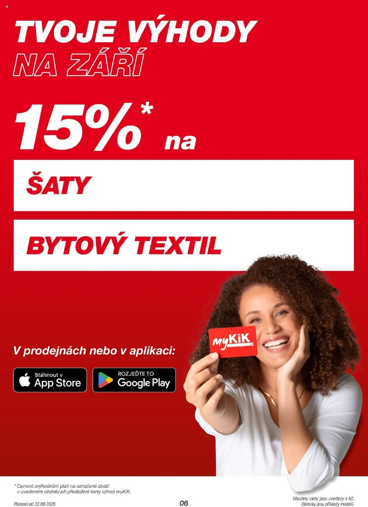Kik leták od 22.09.2025 | Strana: 6 | Produkty: Šaty, Karty