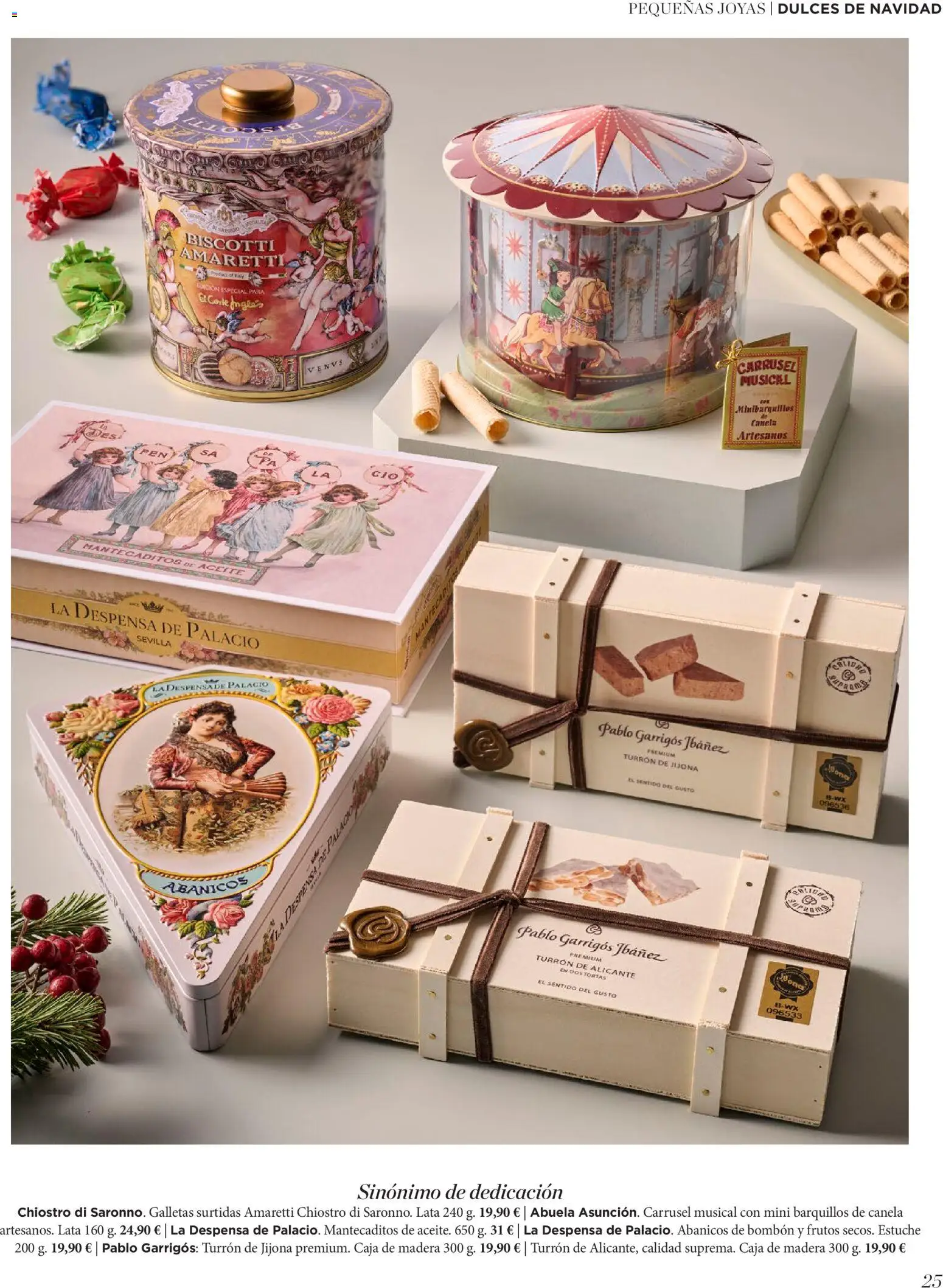 El Corte Inglés ofertas │ válido desde el 19.11.2025 | Página: 25 | Productos: Aceite, Galletas, Caja