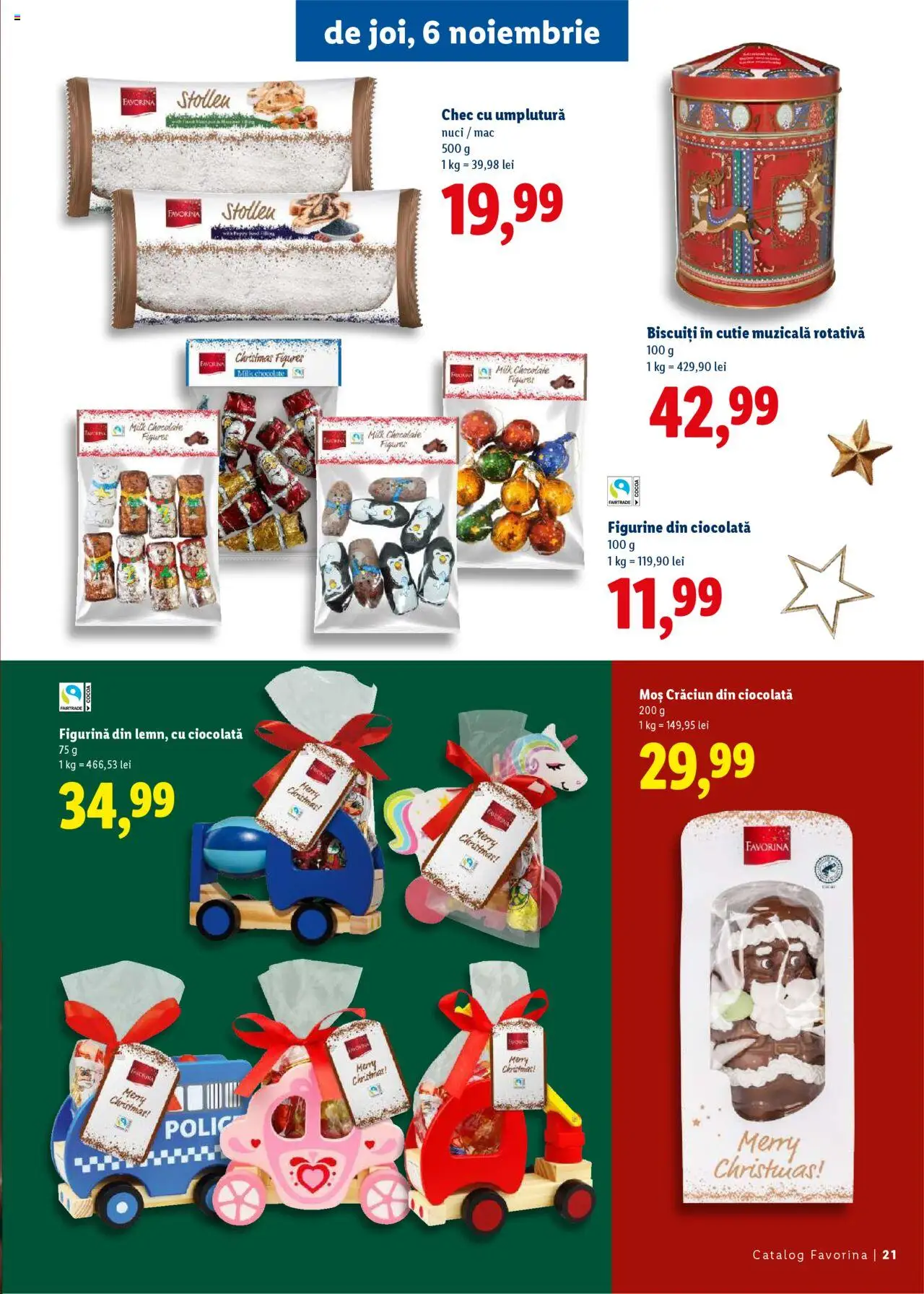 Noul catalog Lidl – valabil de la 16.10.2025 | Pagină: 21 | Produse: Cutie, Ciocolată, Nuci, Biscuiți