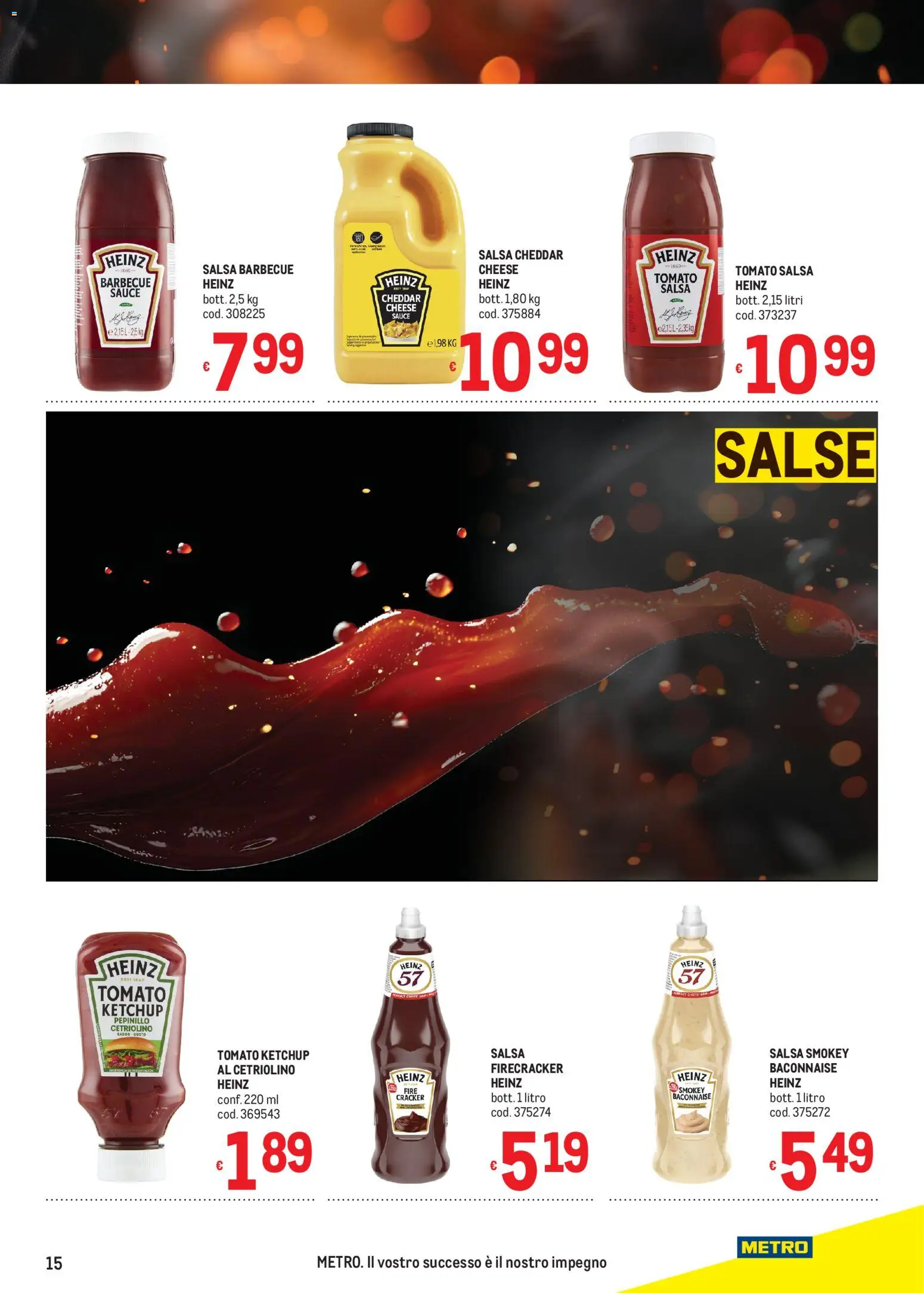 Volantino Metro del 02.04.2026 | Pagina: 15 | Prodotti: Salsa, Barbecue, The, Salsa barbecue