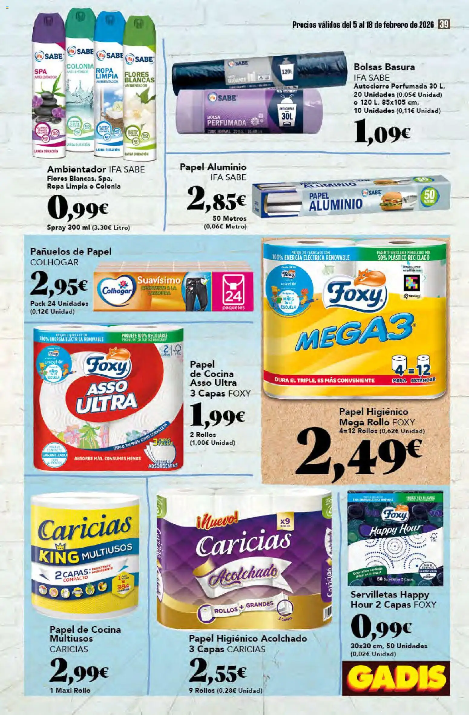 Gadis - folleto │ válido desde el 05.02.2026 | Página: 39