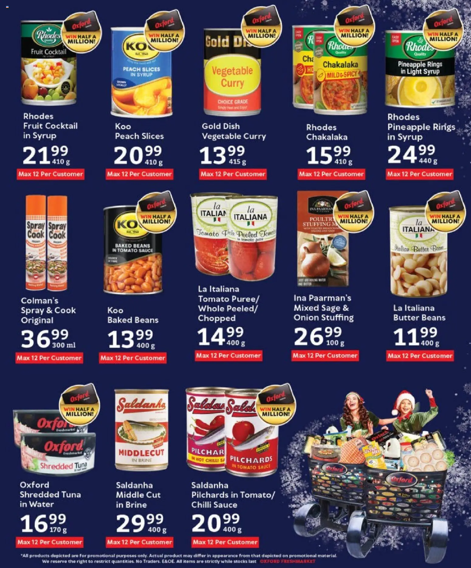 New Oxford Freshmarket catalogue – valid from 26.11.2025 | Page: 11 | Products: Beans, Butter, Light, Fruit