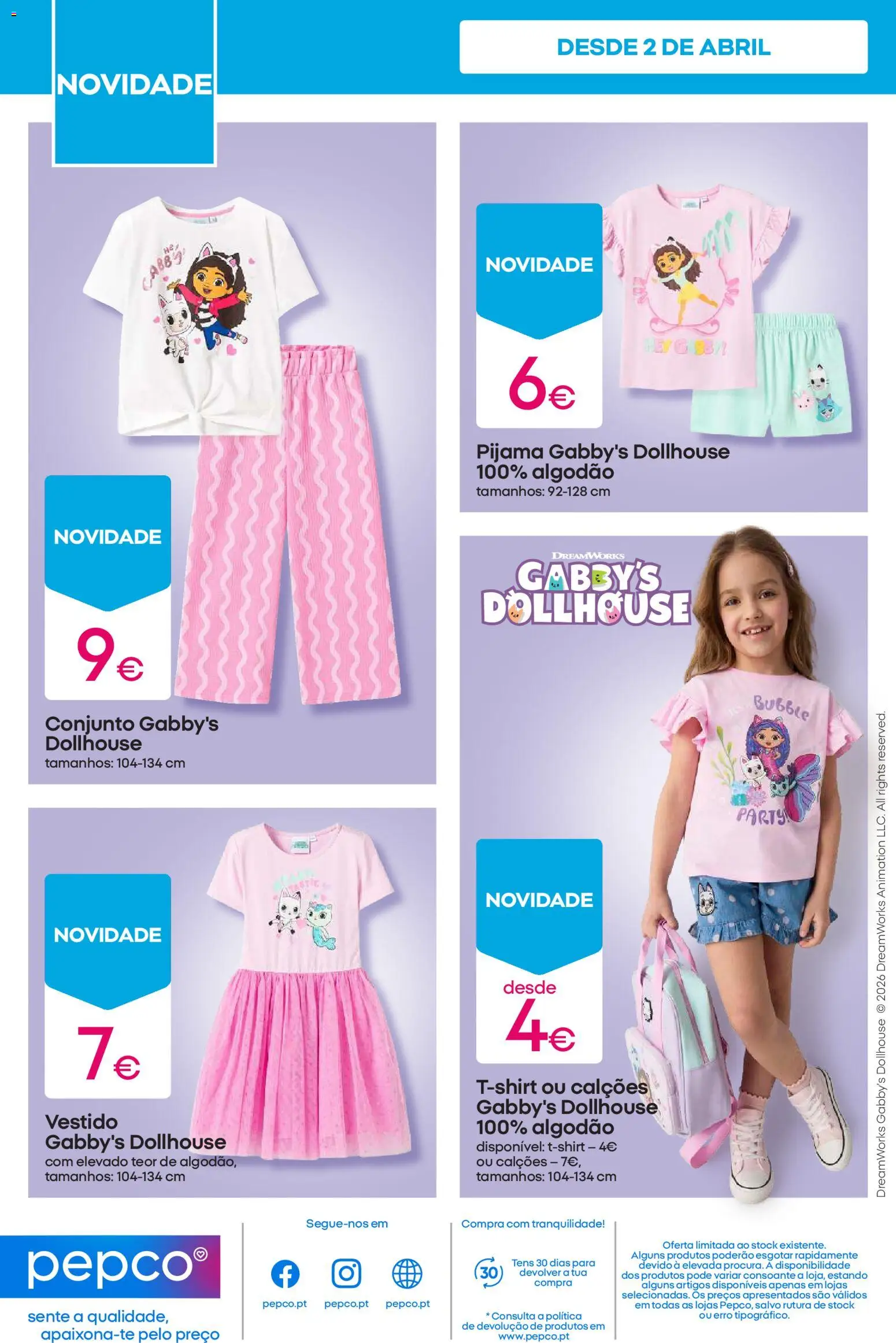 Pepco folheto │ válido de 09.04.2026 | Página: 12 | Produtos: Vestido, Algodão, Calções