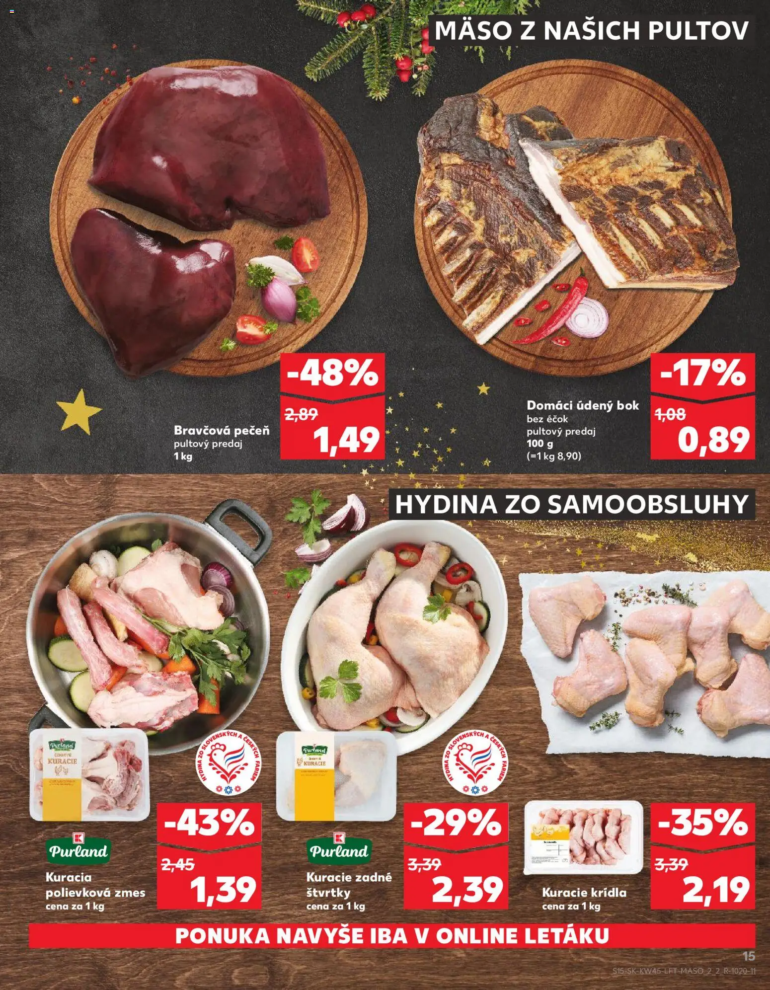 Kaufland SK akciós ujság - amely érvényes a következő dátumtól: 06.11.2025 | Oldal: 15