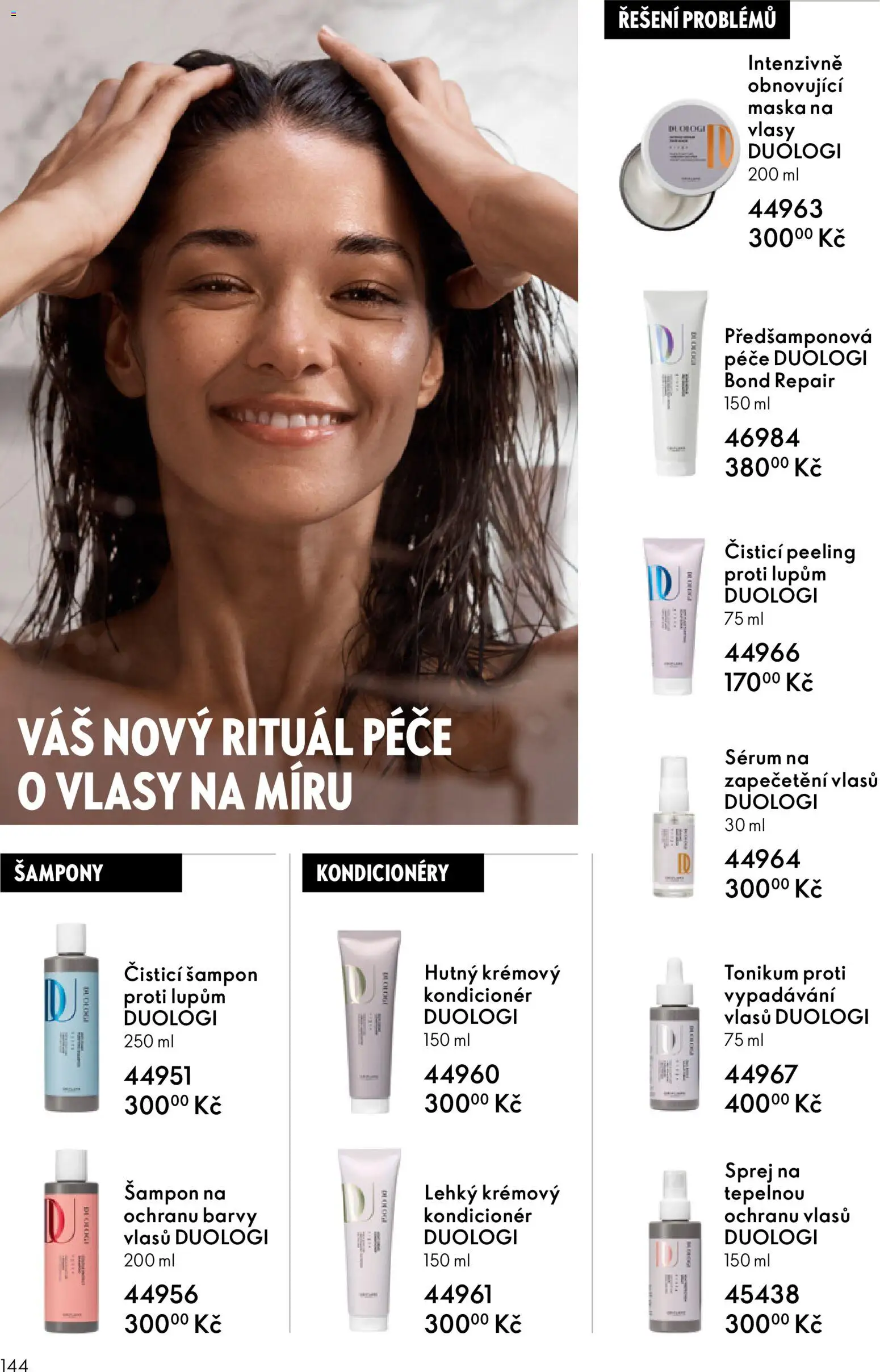 Oriflame katalog č.02/2026 od 21.01.2026 | Strana: 144 | Produkty: Sérum, Šampon, Maska, Peeling