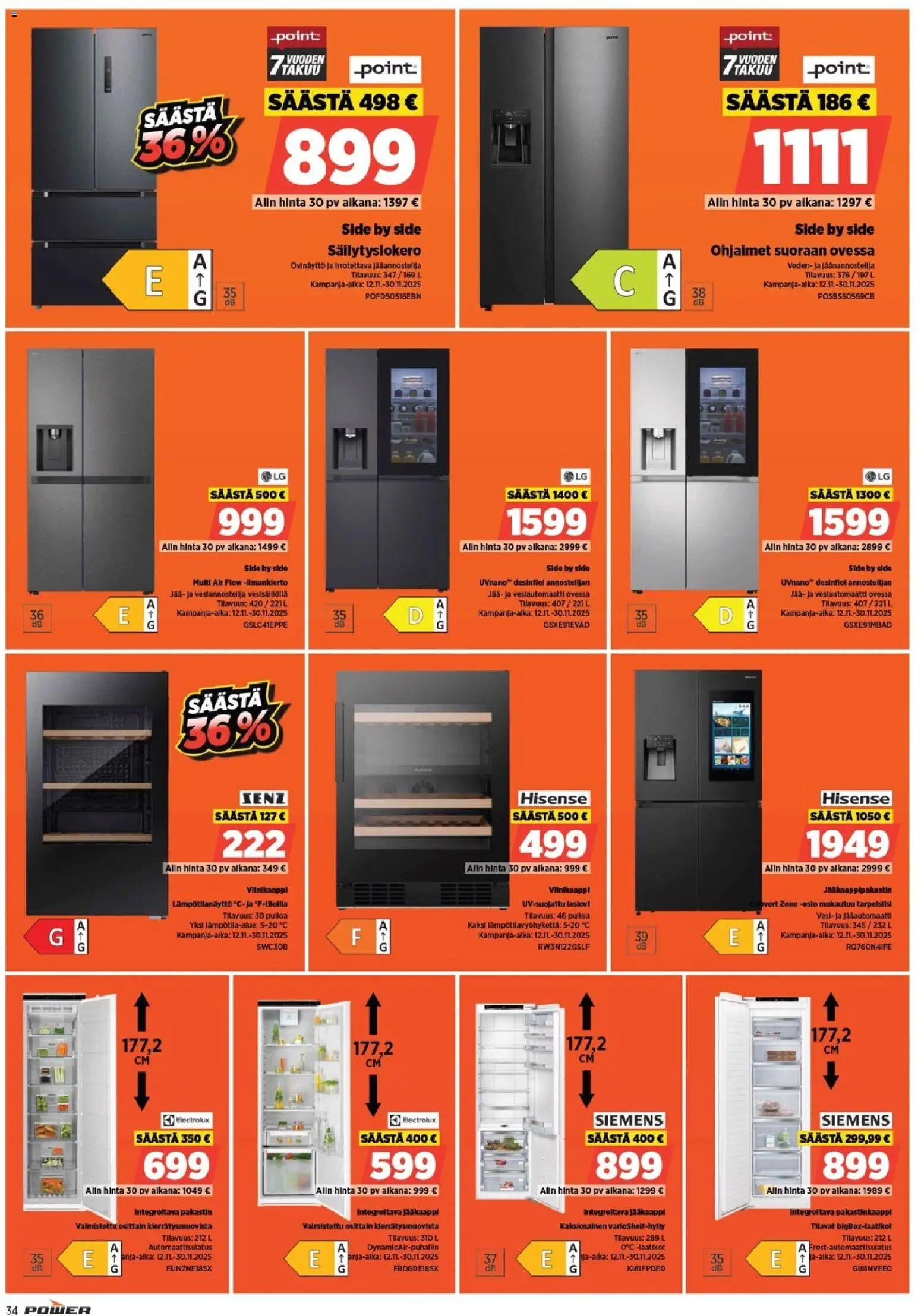 Power tarjoukset – voimassa 12.11.2025 alkaen | Sivu: 34