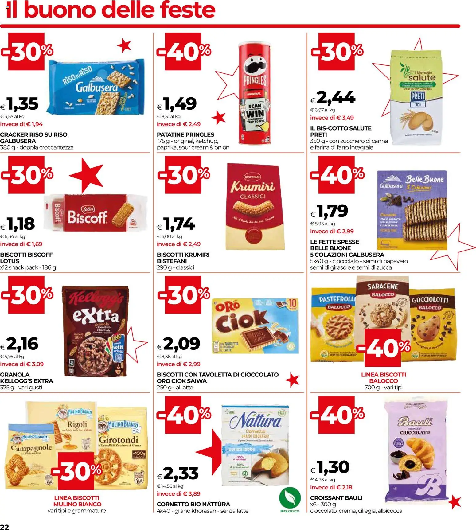 Volantino COOP del 16.12.2025 | Pagina: 22 | Prodotti: Cioccolato, Nocciole, Zucca, Farro