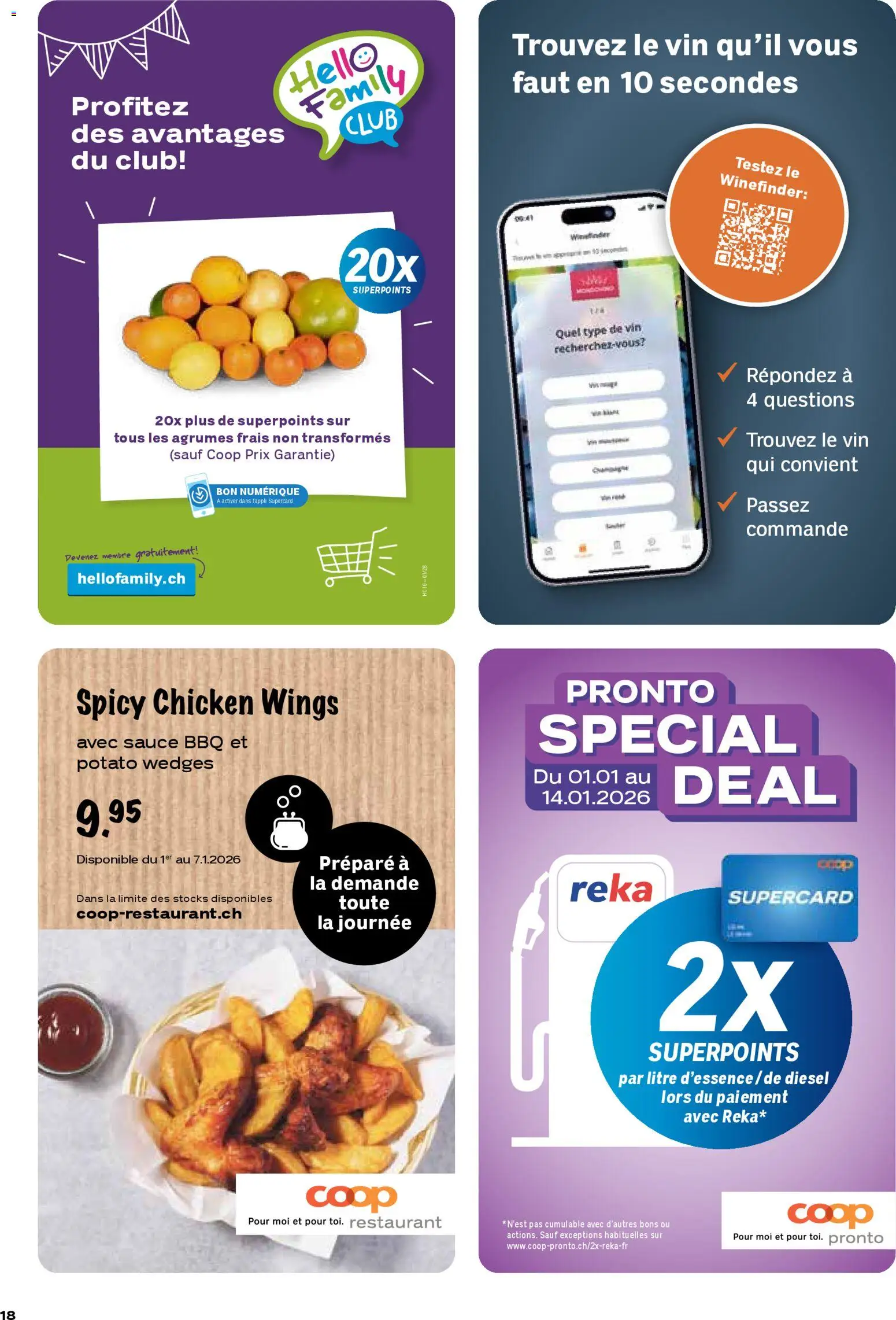 Coop - Les actions de la semaine – gültig ab 29.12.2025 | Seite: 18