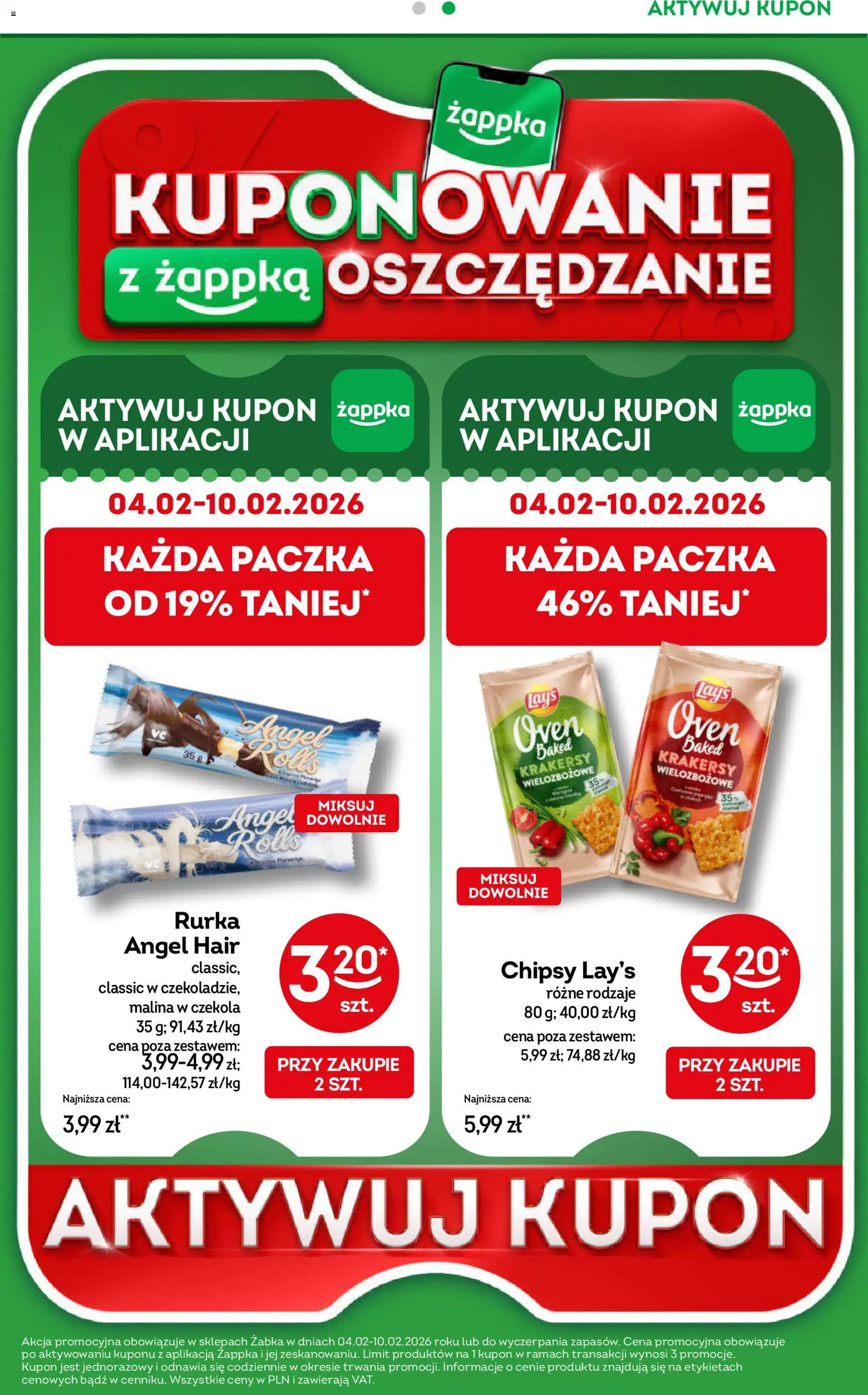 Żabka Gazetka od 28.01.2026 | Strona: 35 | Produkty: Malina, Chipsy, Lays, Krakersy