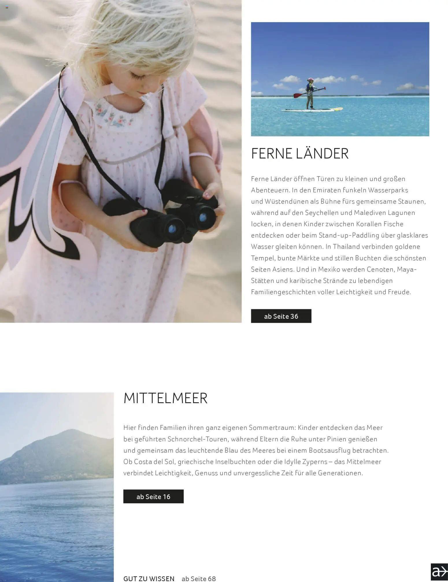 TUI airtours Katalog  Familie 2025/26 – gültig ab 01.11.2025 | Seite: 7 | Produkte: Wasser