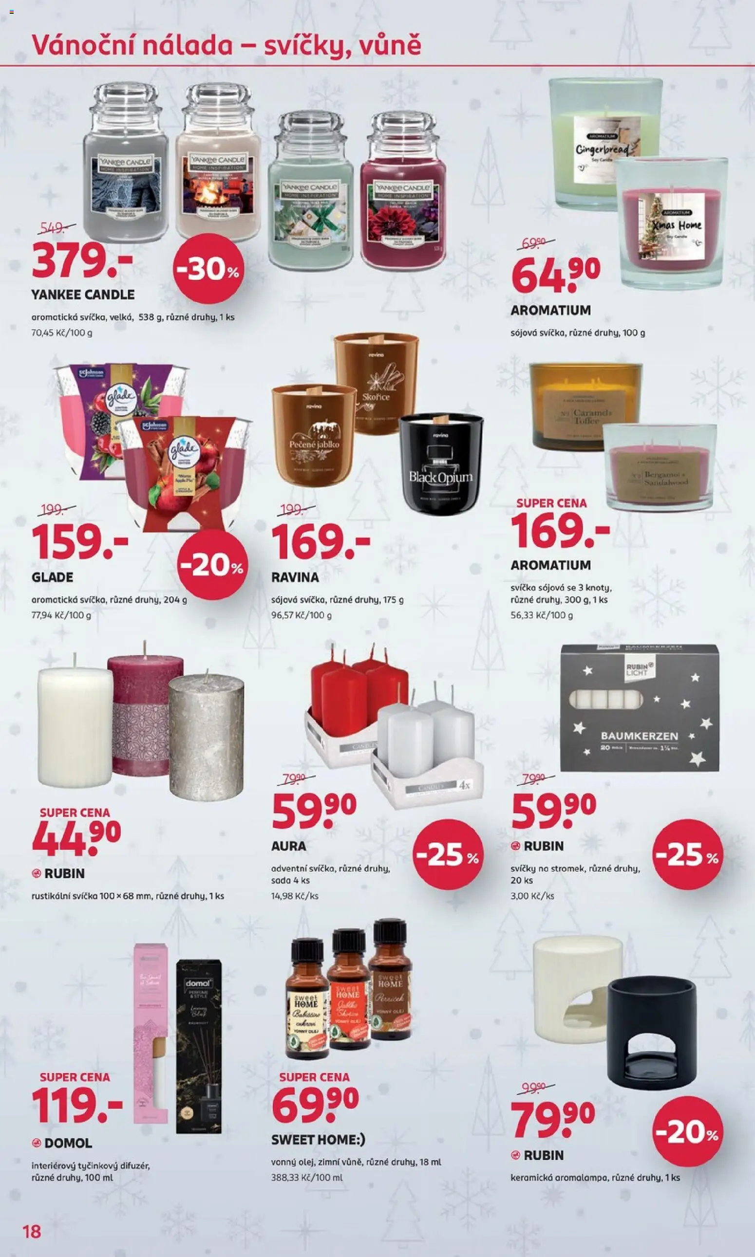 Rossmann katalog - Vánoce od 19.11.2025 | Strana: 18 | Produkty: Yankee Candle, Svíčka, Svíčky