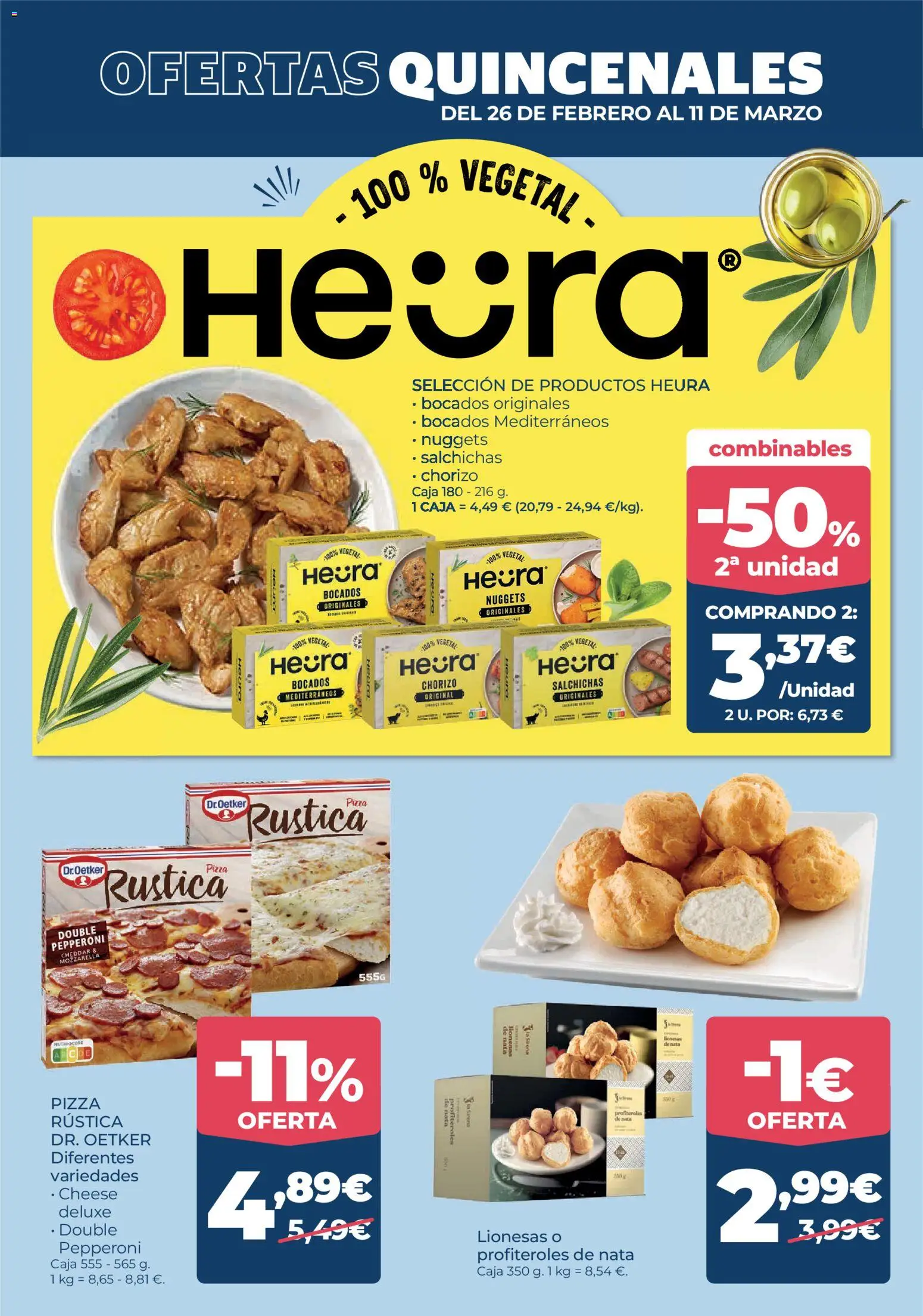 La Sirena Madrid │ válido desde el 26.02.2026 | Página: 5 | Productos: Κουρτίνα, Pizza, Caja, Nuggets