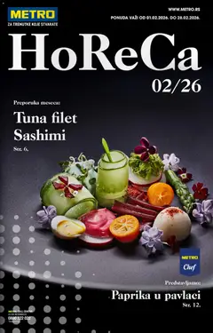 Metro Horeca - pregled Metro kataloga - važi od 01.02.2026