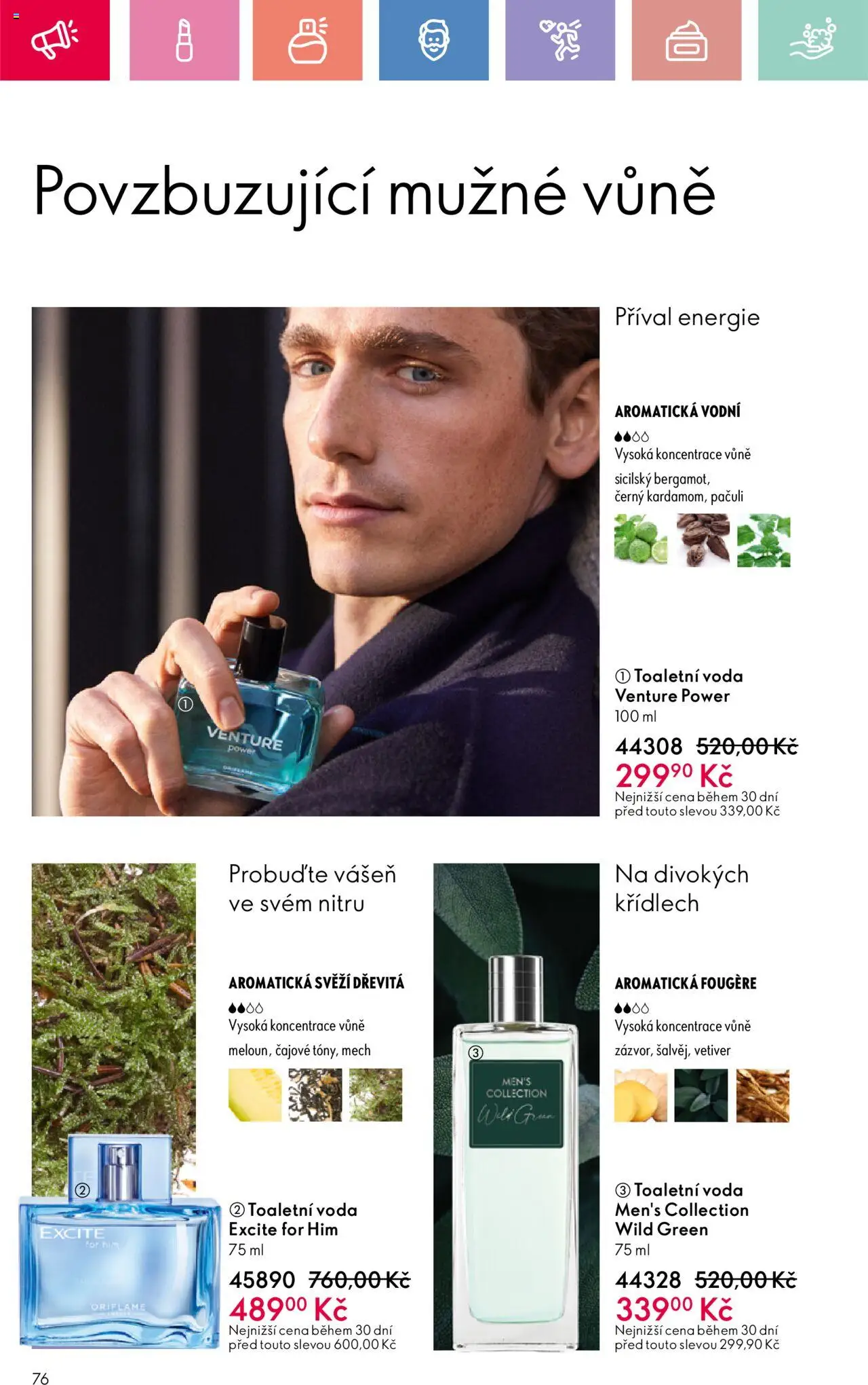 Oriflame katalog č.08/2025 od 25.05.2025 | Strana: 76 | Produkty: Voda, Toaletní voda