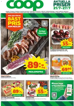 Coop - erbjudanden - Förhandsvisning av reklamblad från butik Coop aktuell från 21.07.2025