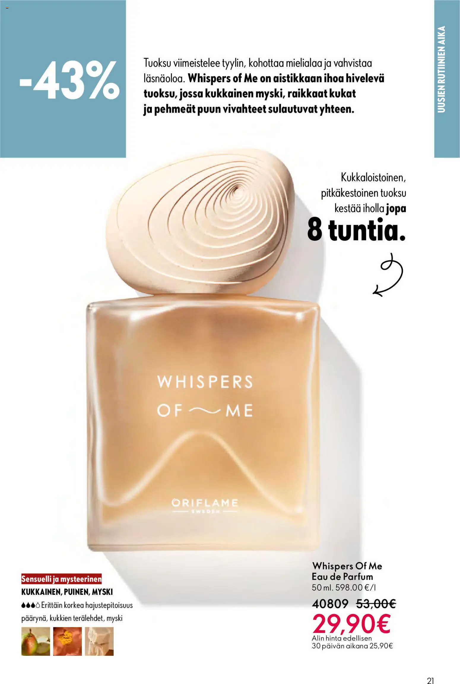 Oriflame - Esite 01 – voimassa 31.12.2025 alkaen | Sivu: 21 | Tuotteet: Tuoksu